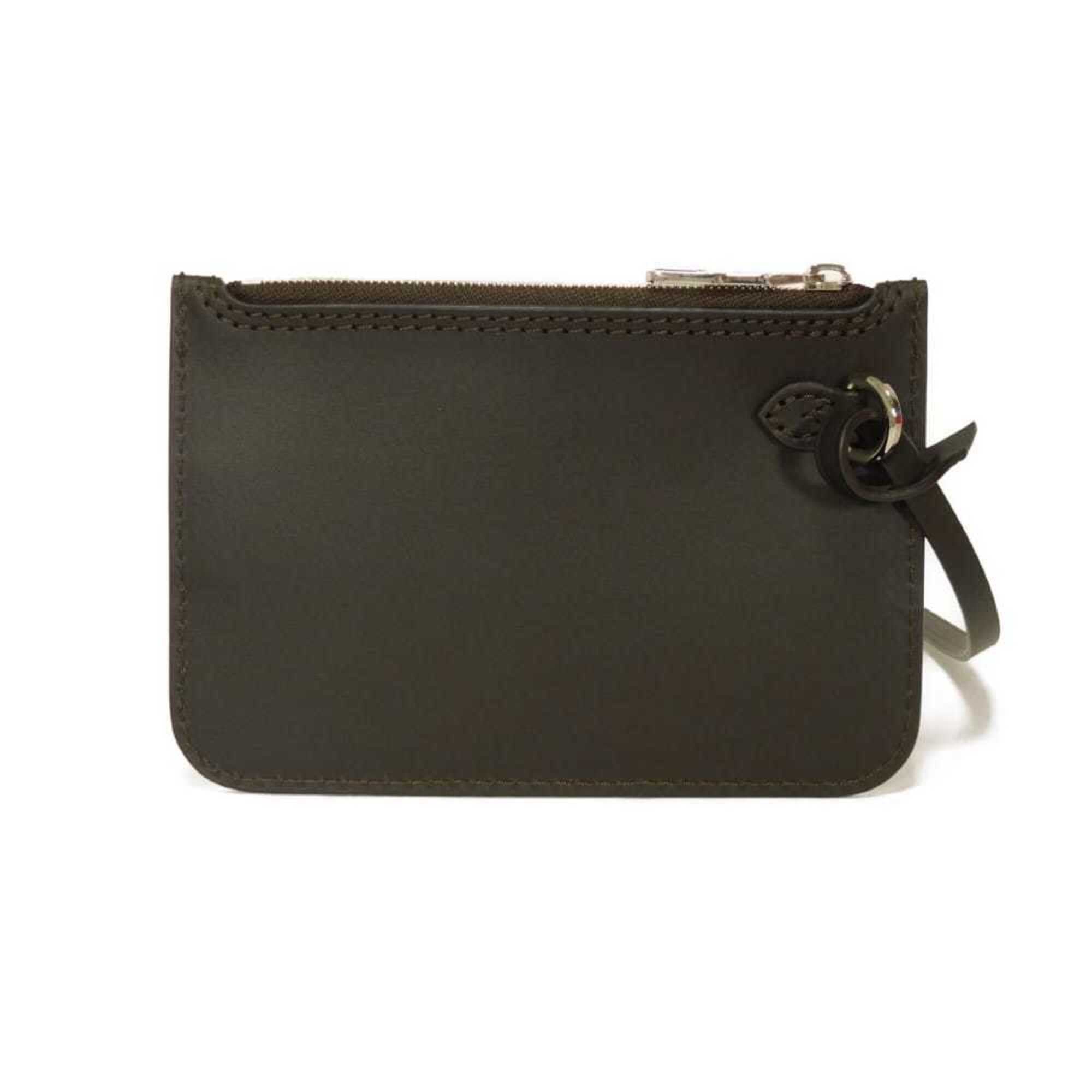 Louis Vuitton Dark Brown Leather Pouch (Pre-Owned)
