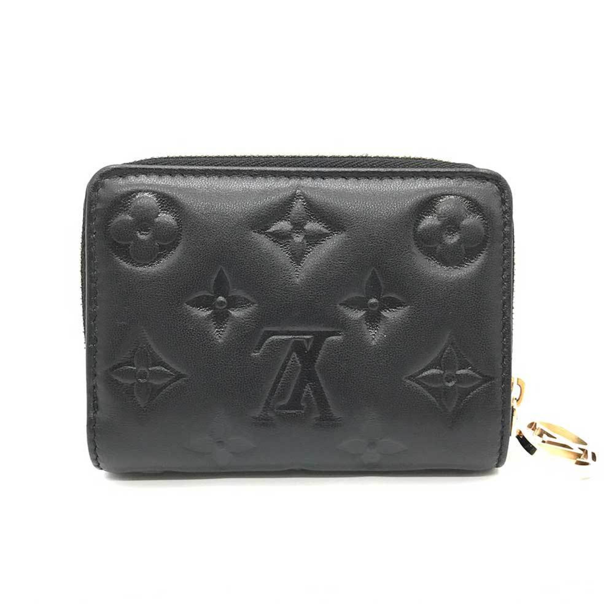 Louis Vuitton Black Monogram Mat Wallet (Bi-Fold) (Pre-Owned)