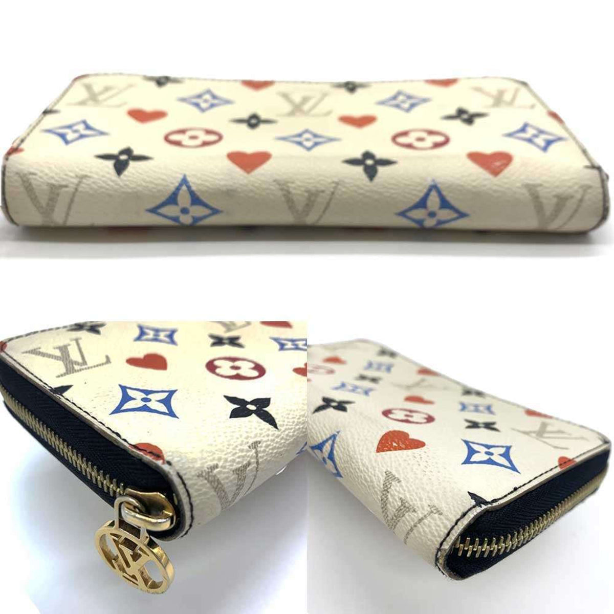 Louis Vuitton Multi-Color White Monogram Multicolore Card Wallet (Pre-Owned)