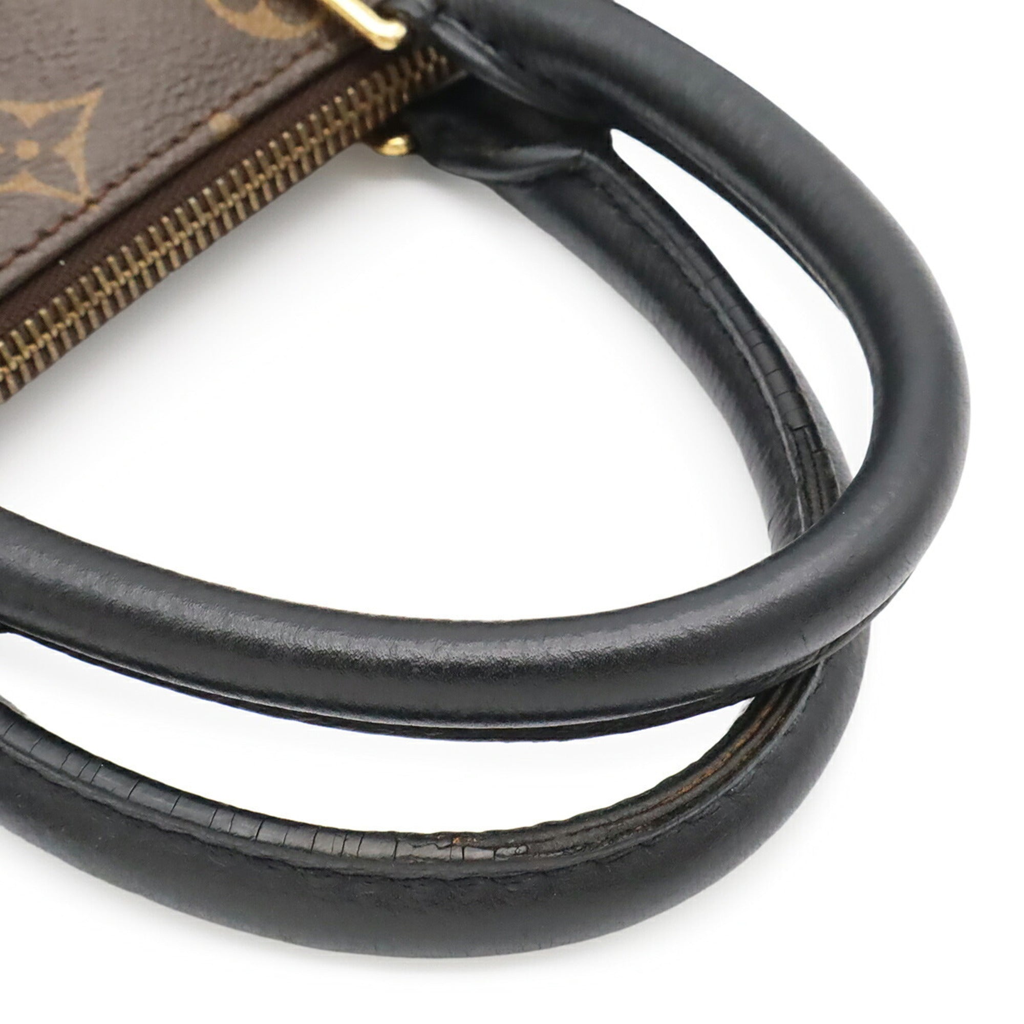 Louis Vuitton Noir Monogram Canvas Handbag Shoulder Bag (Pre-Owned)
