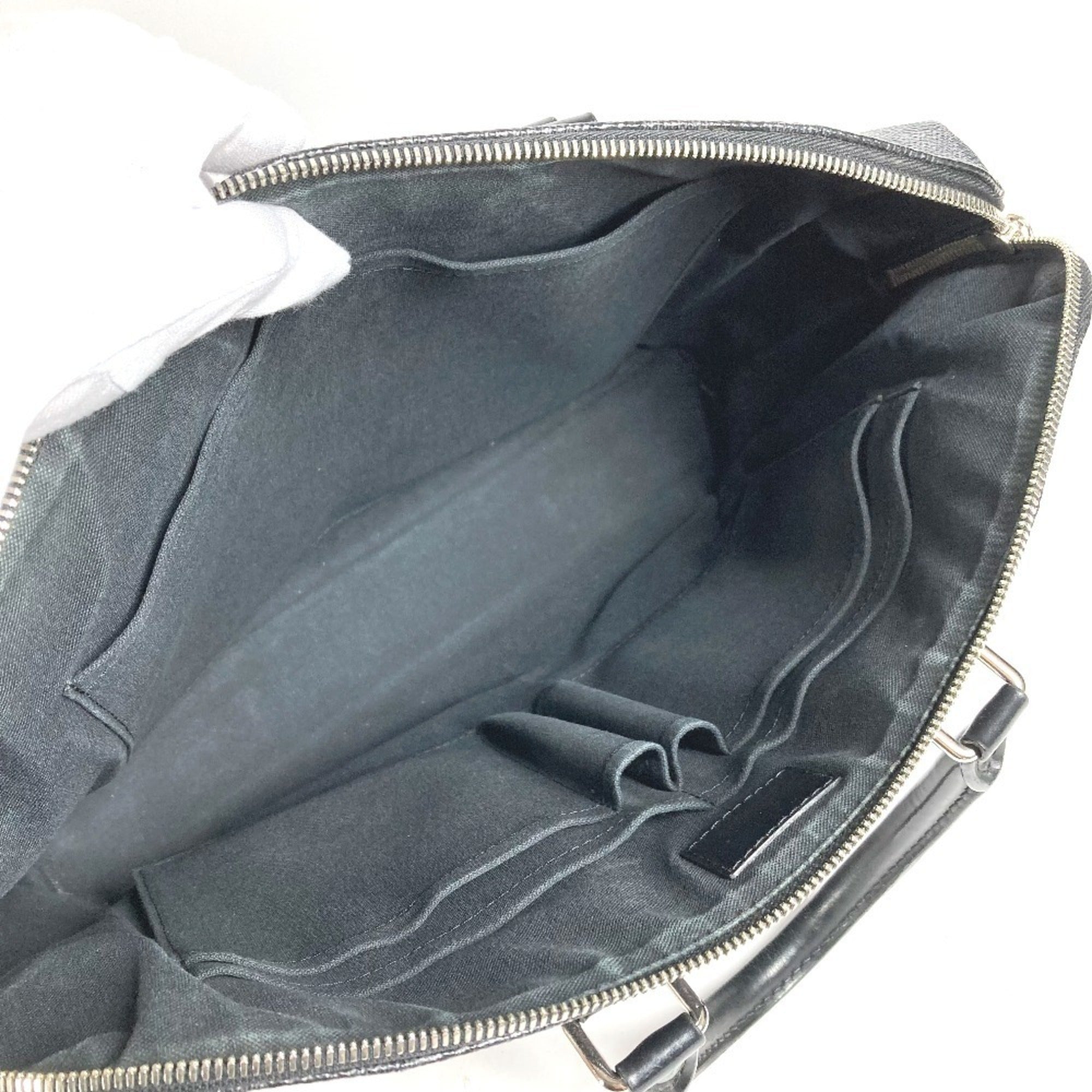 Louis Vuitton Black Damier Graphite Canvas Briefcase Handbag (Pre-Owned)