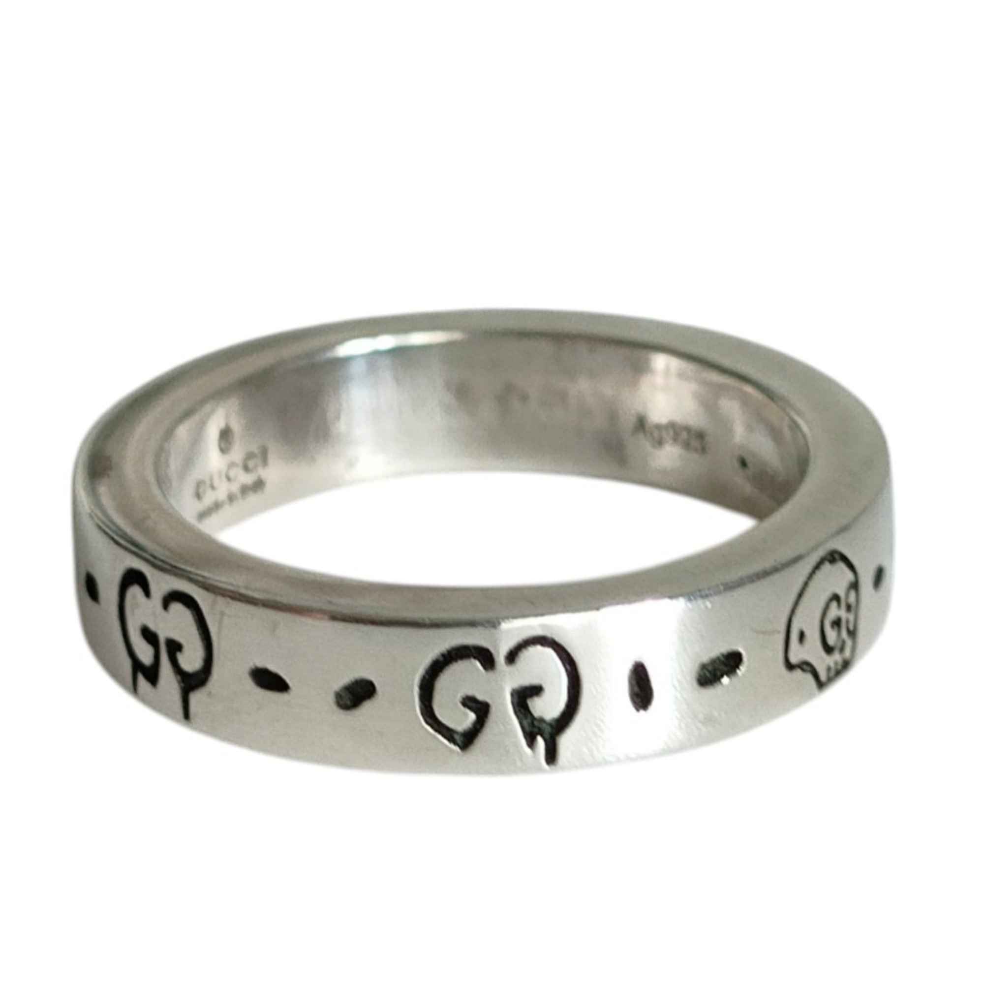 Gucci Silver Silver 925 Band Ring (Pre-Owned)