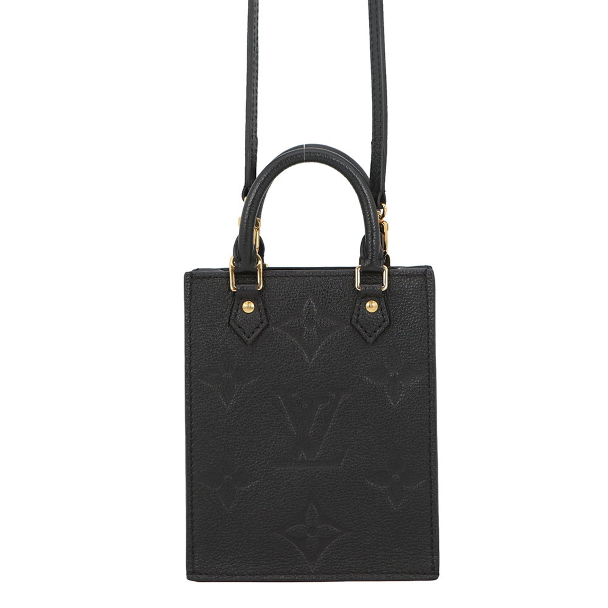 Louis Vuitton Black Noir Monogram Empreinte Handbag (Pre-Owned)