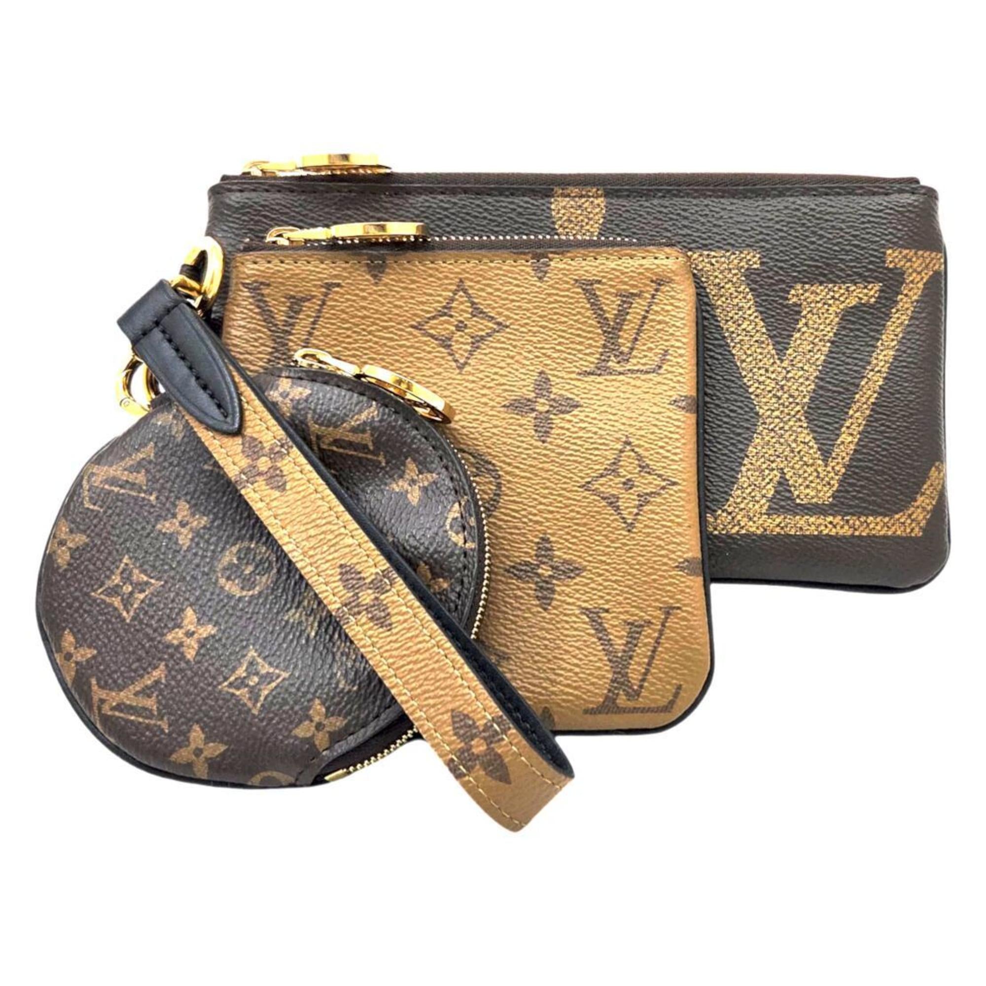 Louis Vuitton Brown Monogram Monogram Pochette Pouch (Pre-Owned)