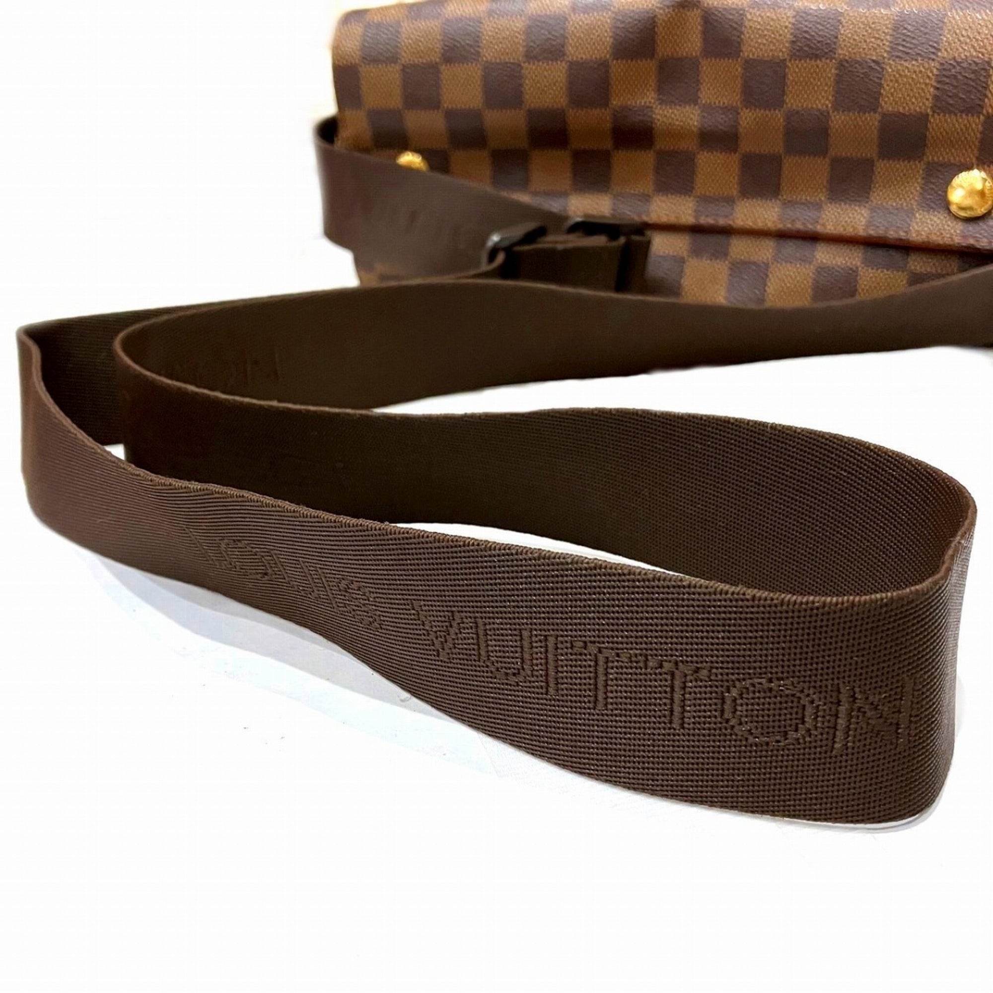 Louis Vuitton Brown Damier Canvas Galle Damier Canvas Shoulder Bag (Pre-Owned)