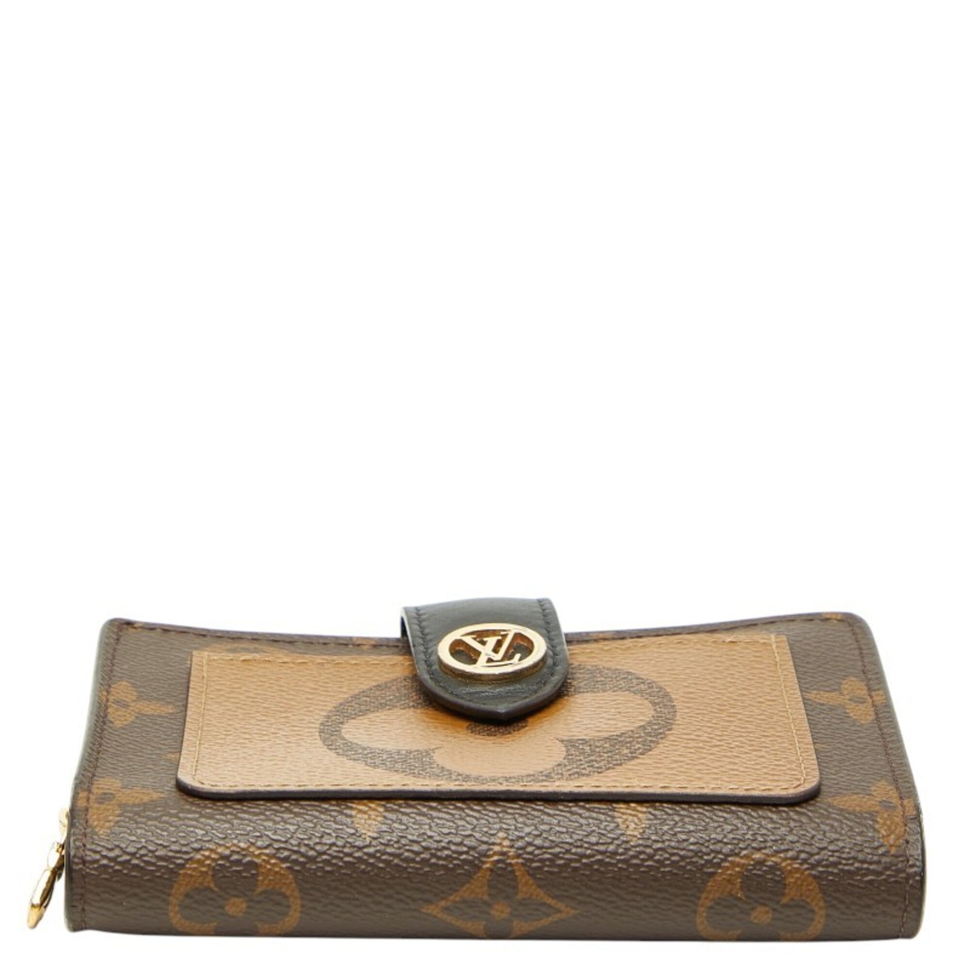 Louis Vuitton Monogram Brown Marron Pvc Leather Wallet (Bi-Fold) (Pre-Owned)
