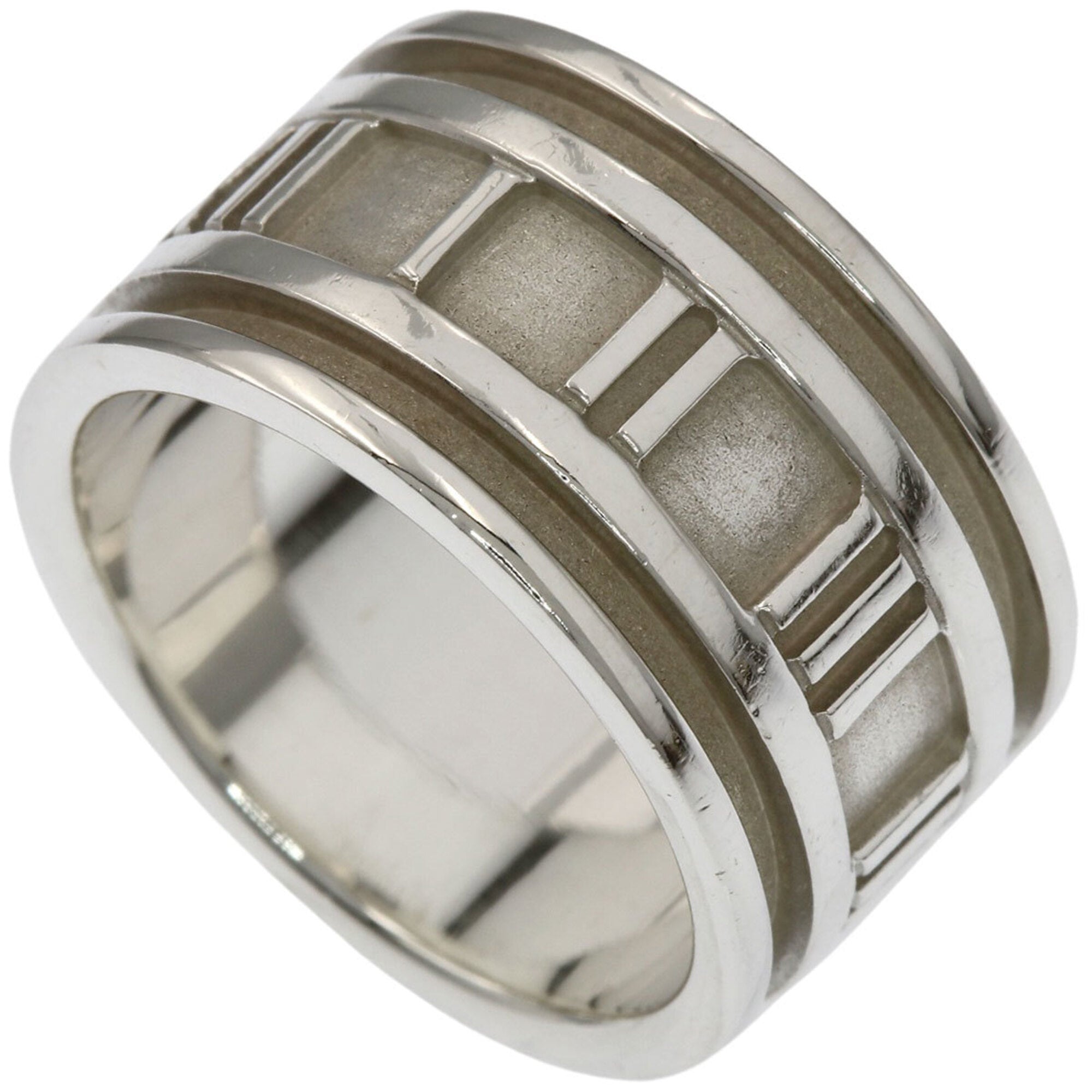 Tiffany Silver Silver Band Ring (Pre-Owned)