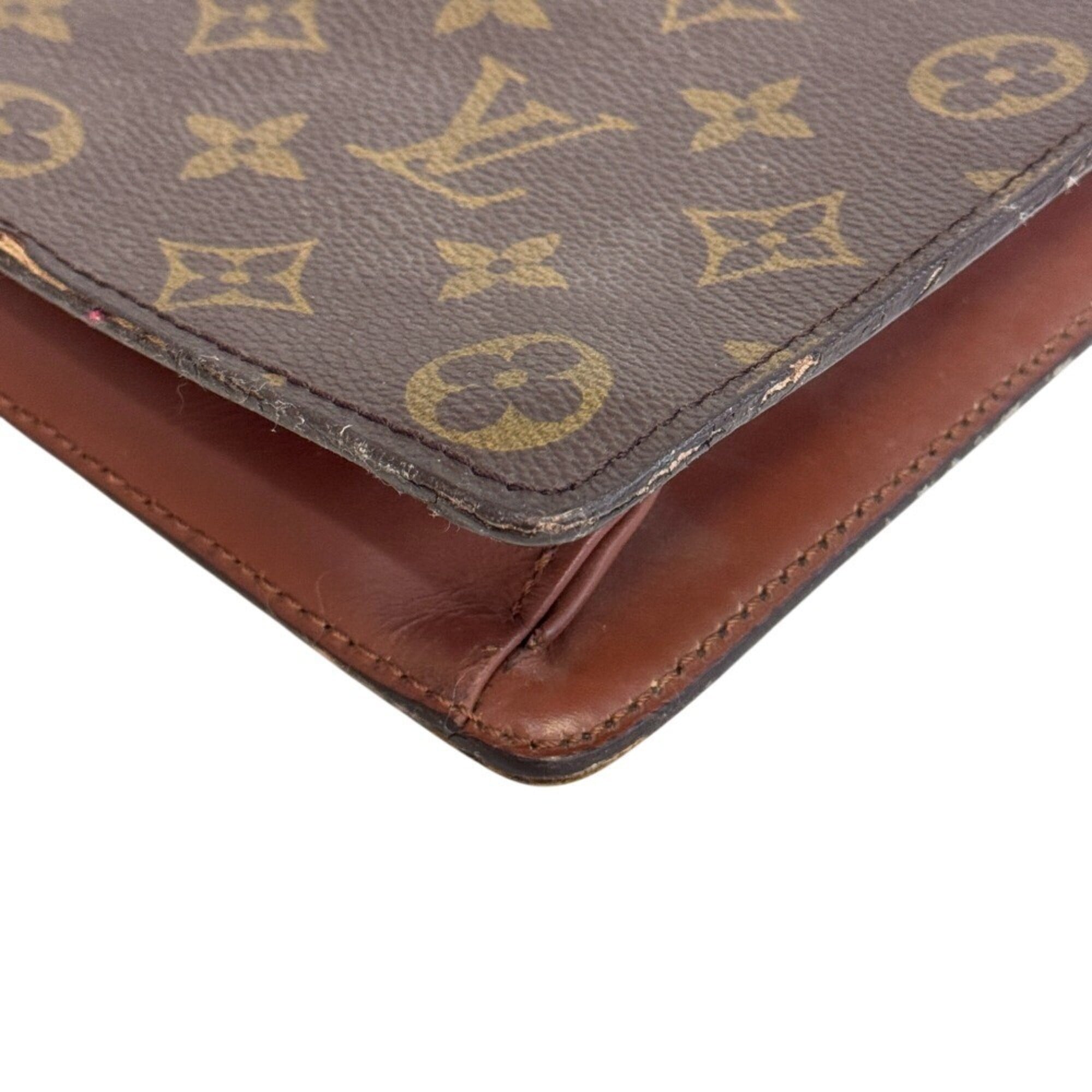 Louis Vuitton Monogram Brown Monogram Briefcase (Pre-Owned)