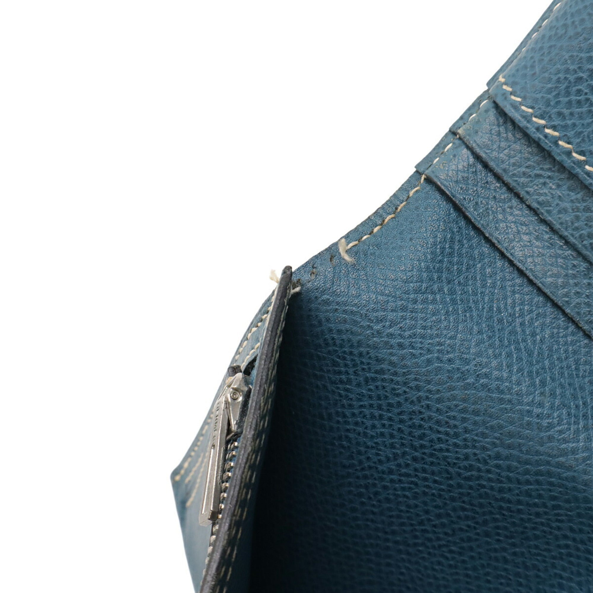 Hermes Bearn Colvert Epsom Leather Long Wallet (Tri-Fold) (Pre-Owned)