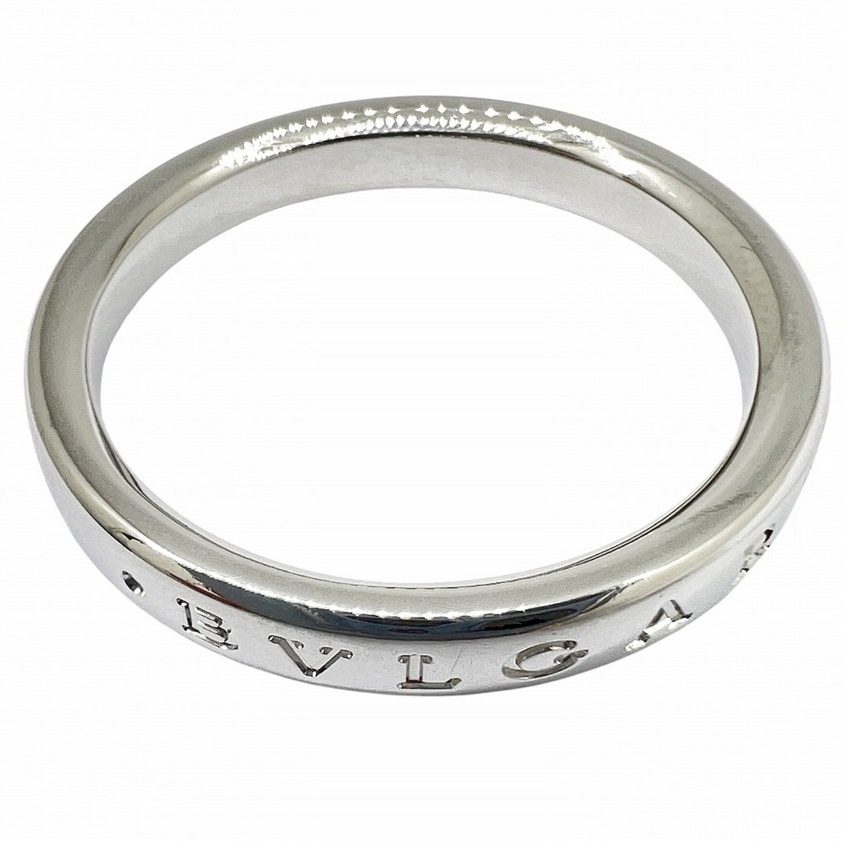 Bvlgari Platinum Platinum 950 Band Ring (Pre-Owned)