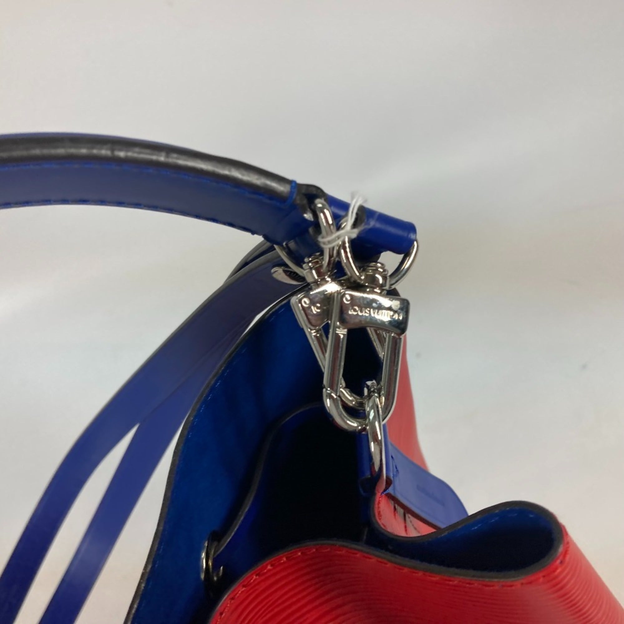 Louis Vuitton Epi Bicolor Blue Coquelicots Red Color Epi Leather Handbag Shoulder Bag (Pre-Owned)