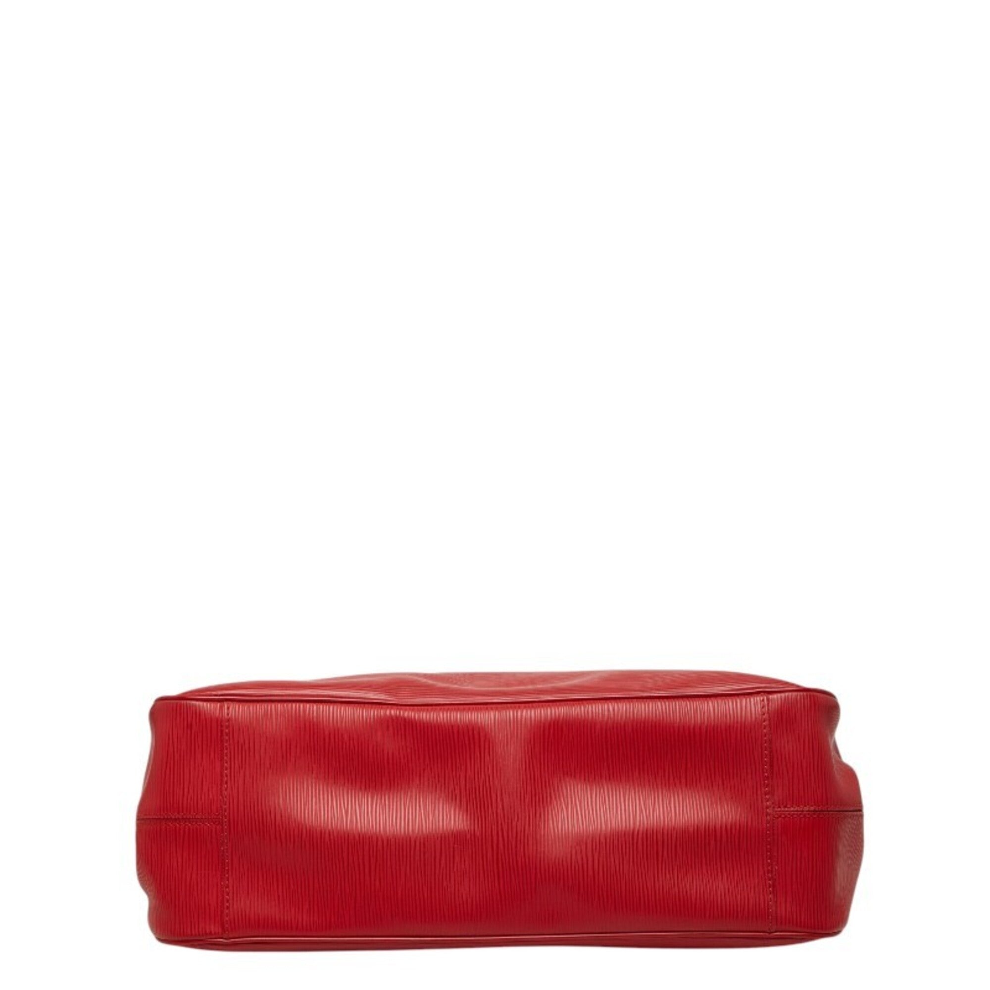 Louis Vuitton Red Color Rouge Leather Handbag Tote Bag (Pre-Owned)