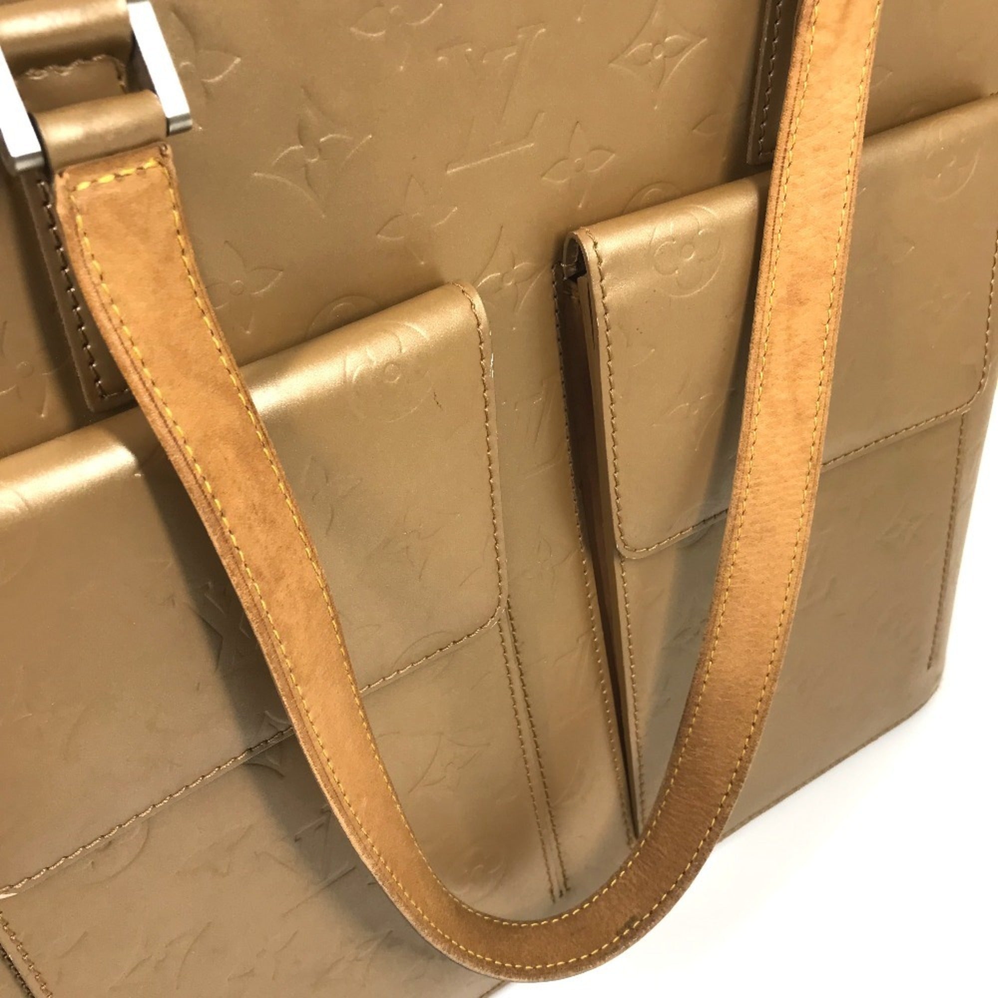 Louis Vuitton Monogram Mat Beige Monogram Mat Tote Bag (Pre-Owned)