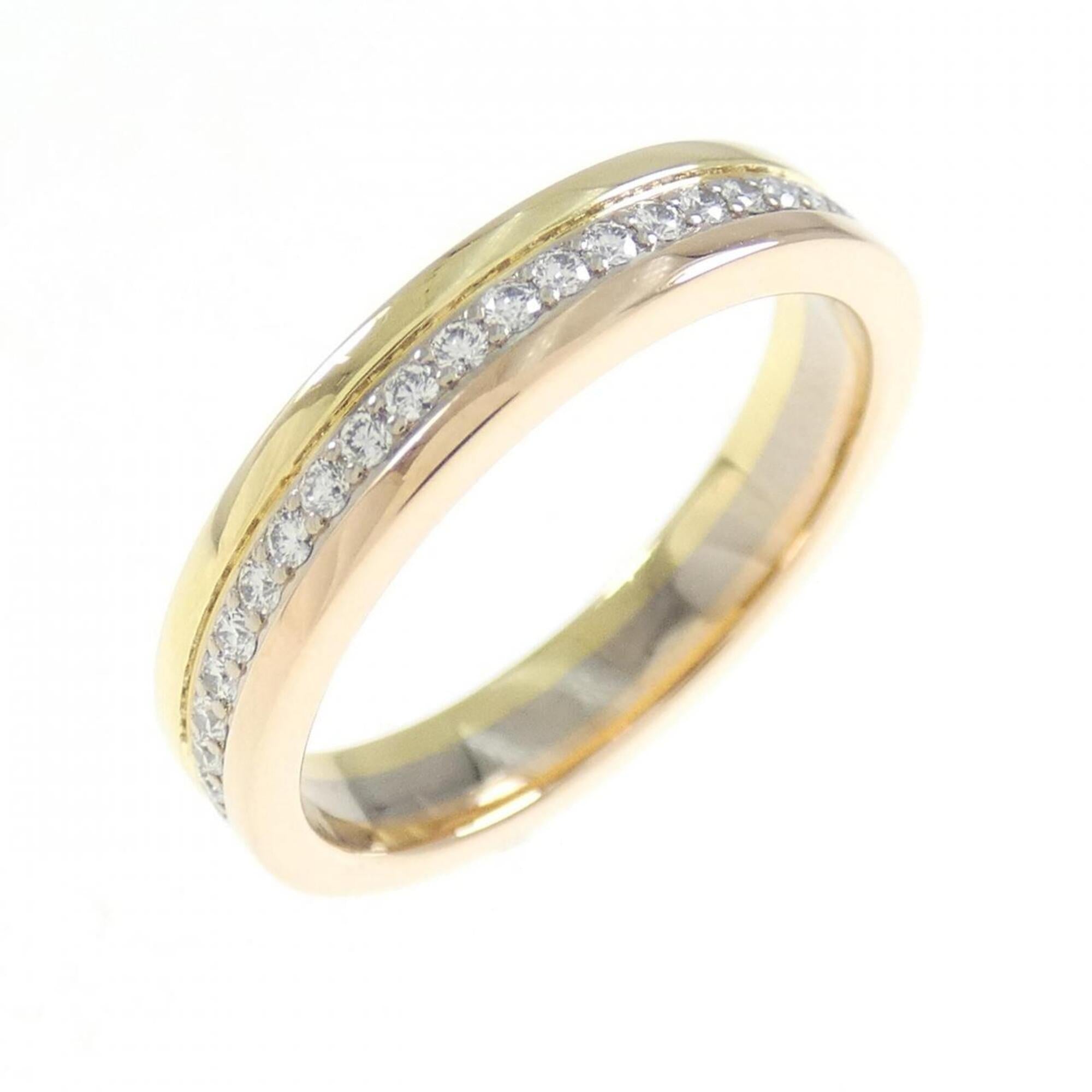 Cartier Pink Gold White Gold Yellow Gold Yellow Gold (18K) Pink Gold (18K) White Gold (18K) Band Ring (Pre-Owned)