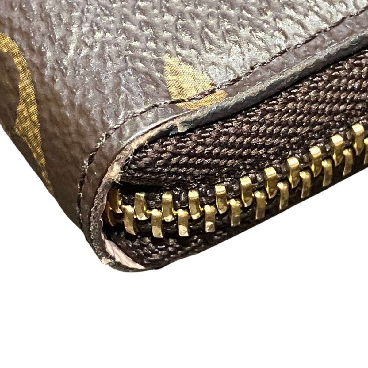 Louis Vuitton Monogram Brown Pink Monogram Long Wallet (Bi-Fold) (Pre-Owned)