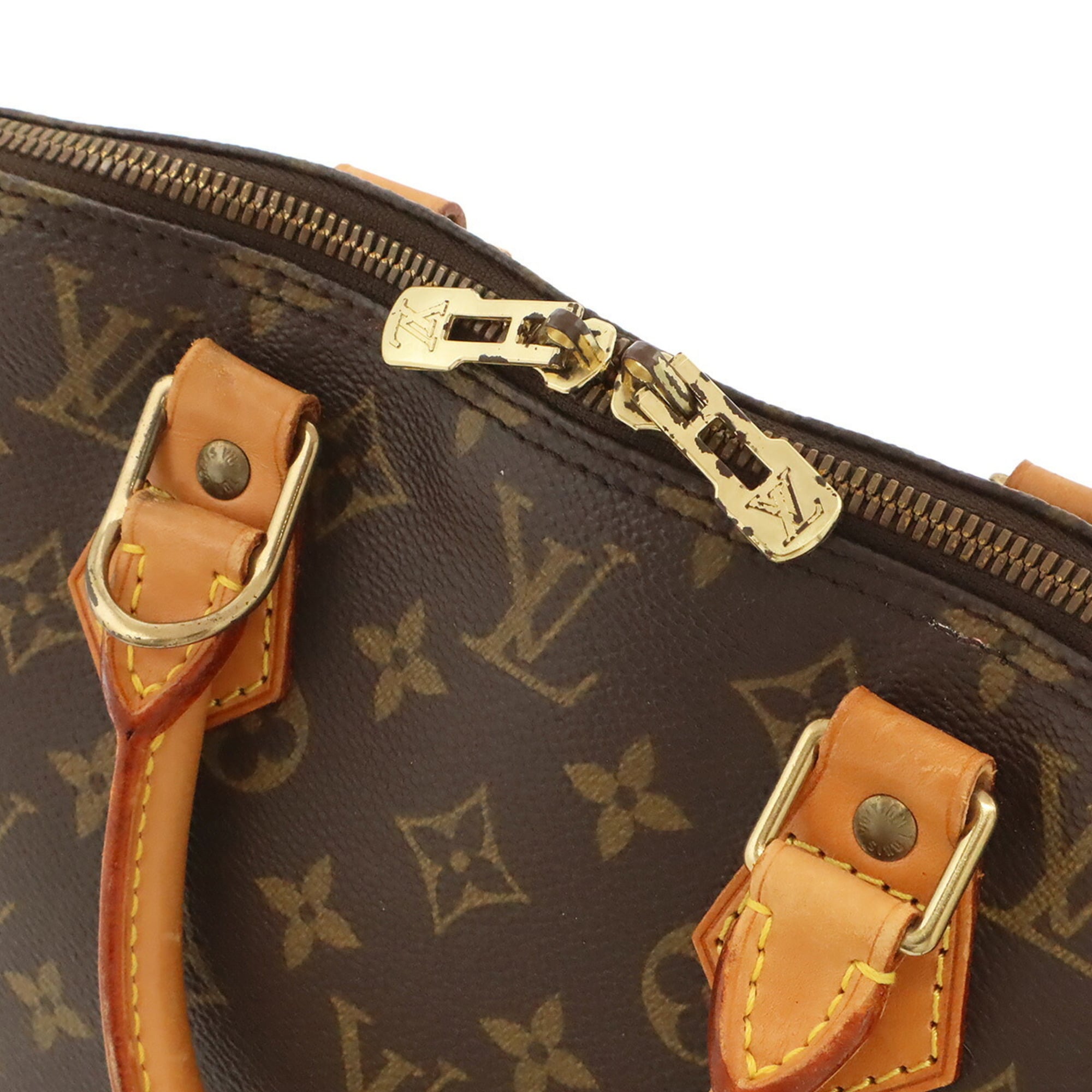Louis Vuitton Brown Monogram Canvas Handbag (Pre-Owned)
