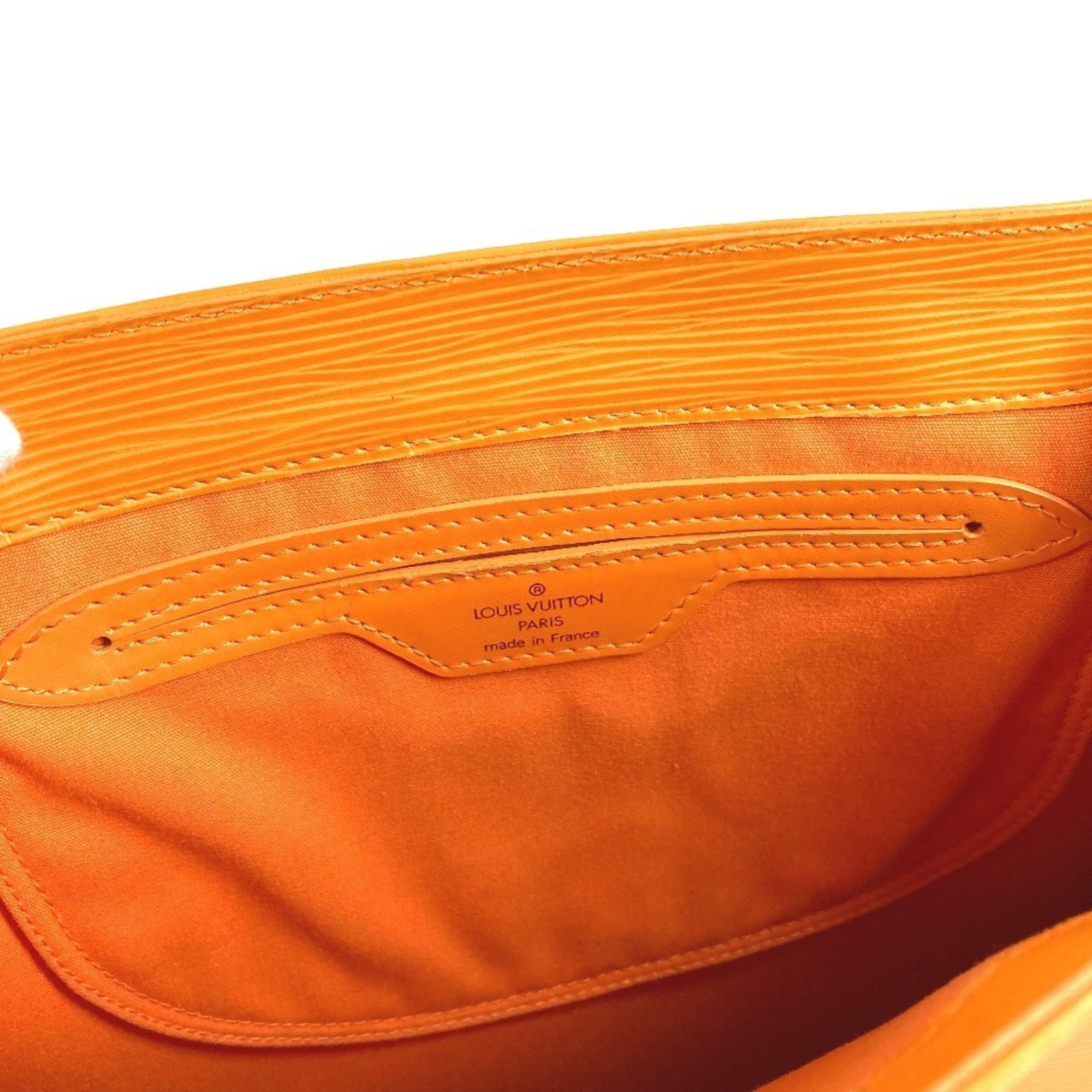Louis Vuitton Galle Orange Epi Leather Handbag Tote Bag (Pre-Owned)