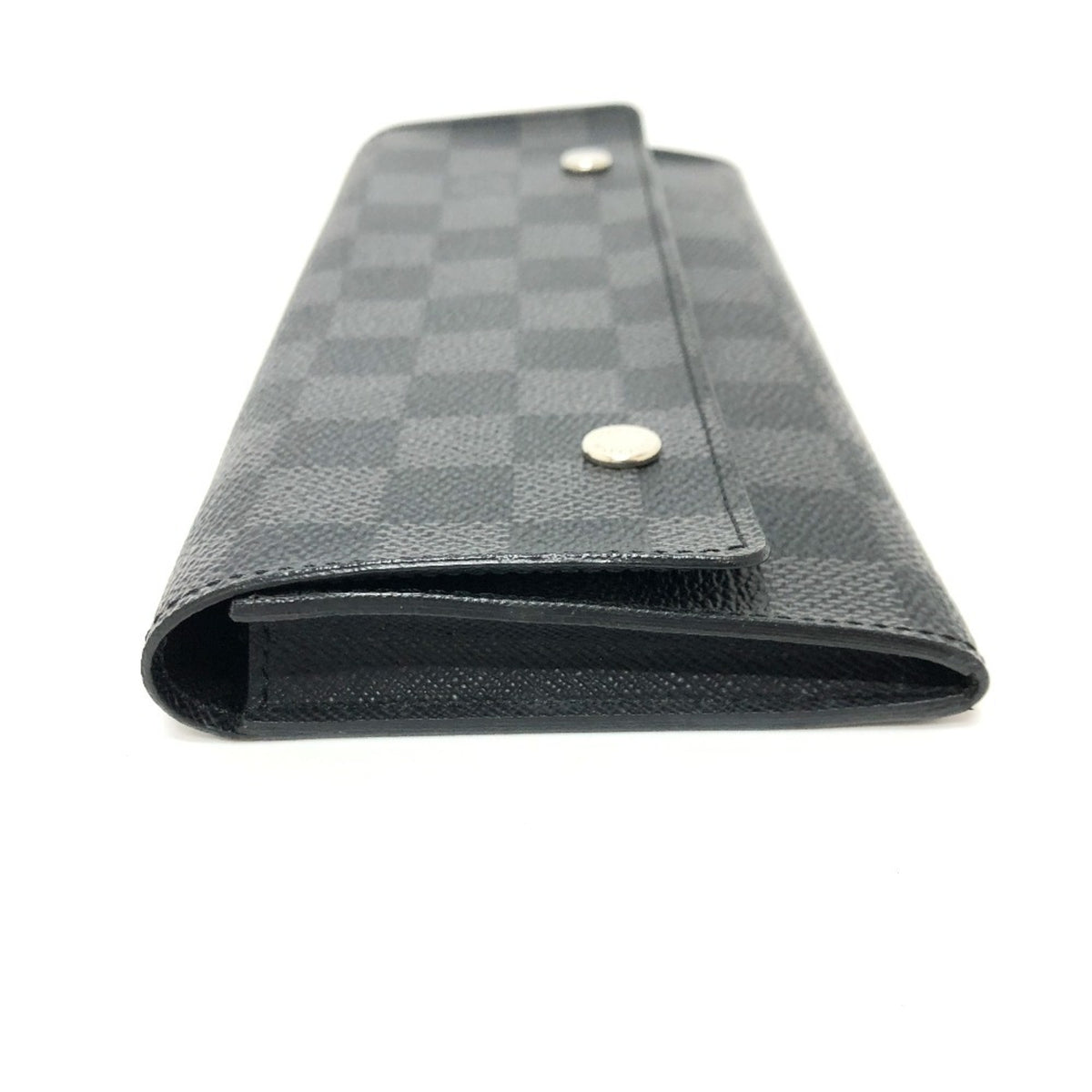 Louis Vuitton Black Damier Graphite Long Wallet (Bi-Fold) (Pre-Owned)