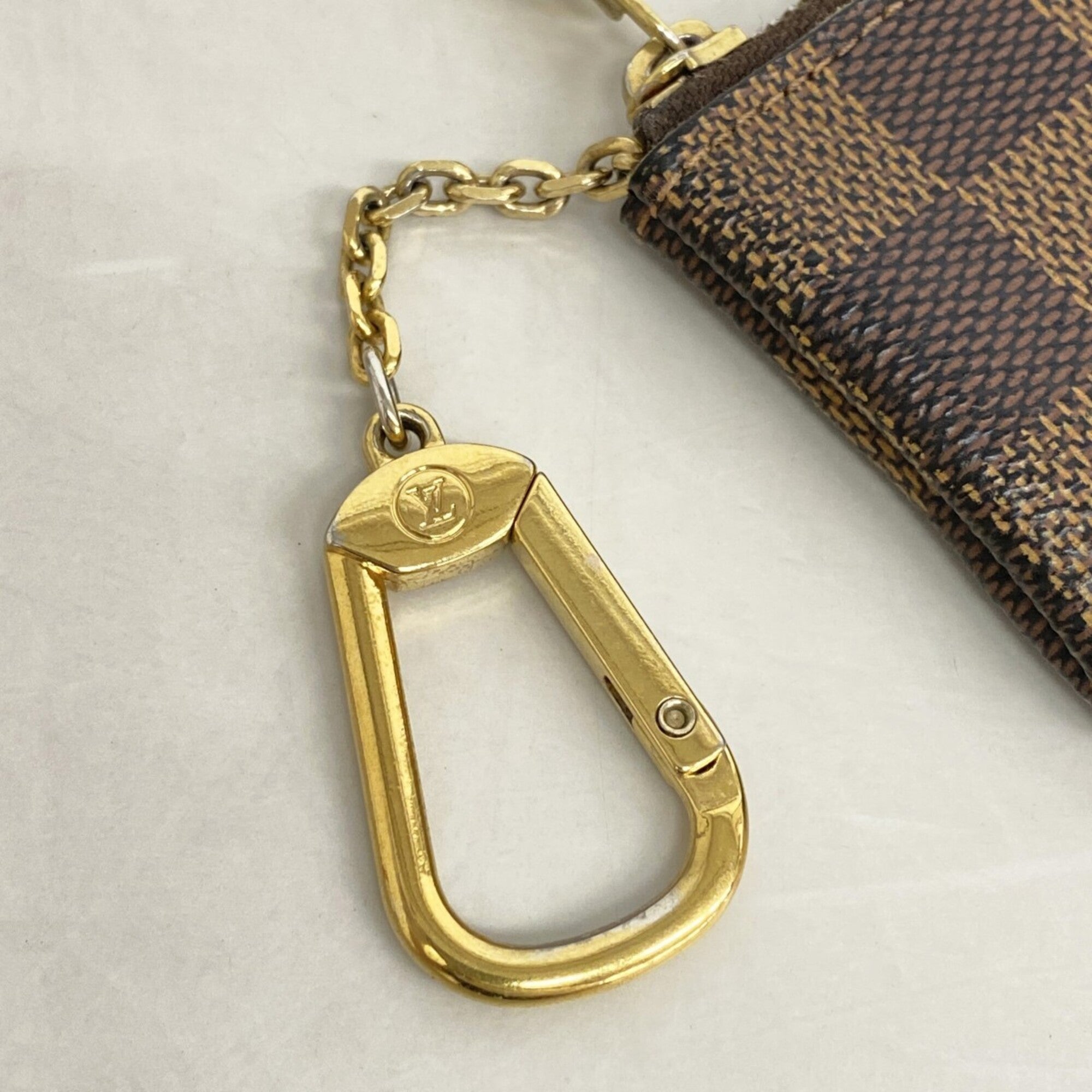 Louis Vuitton Ebene Coin Purse/Coin Case (Pre-Owned)