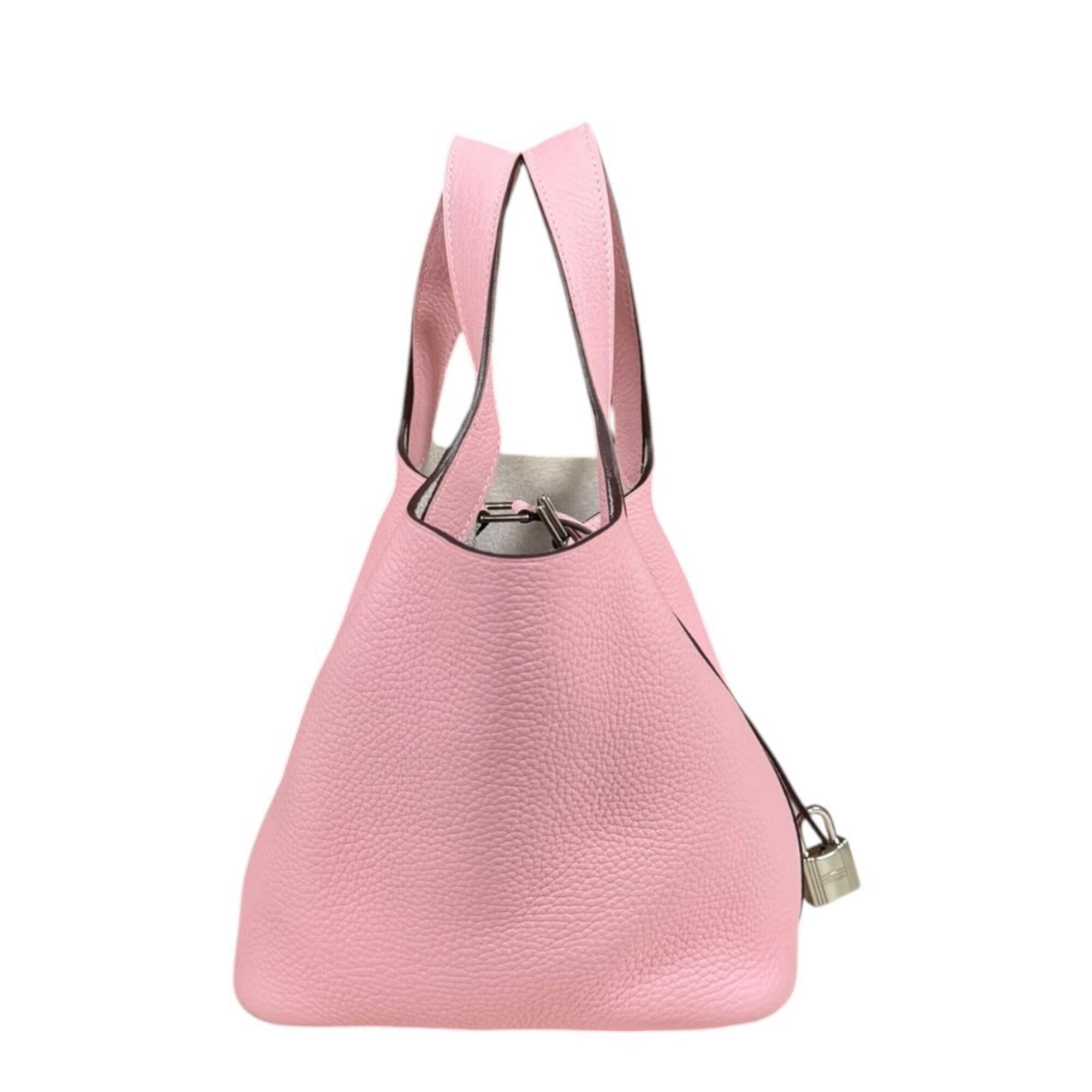 Hermes Picotin Pink Rose Sakura Handbag (Pre-Owned)