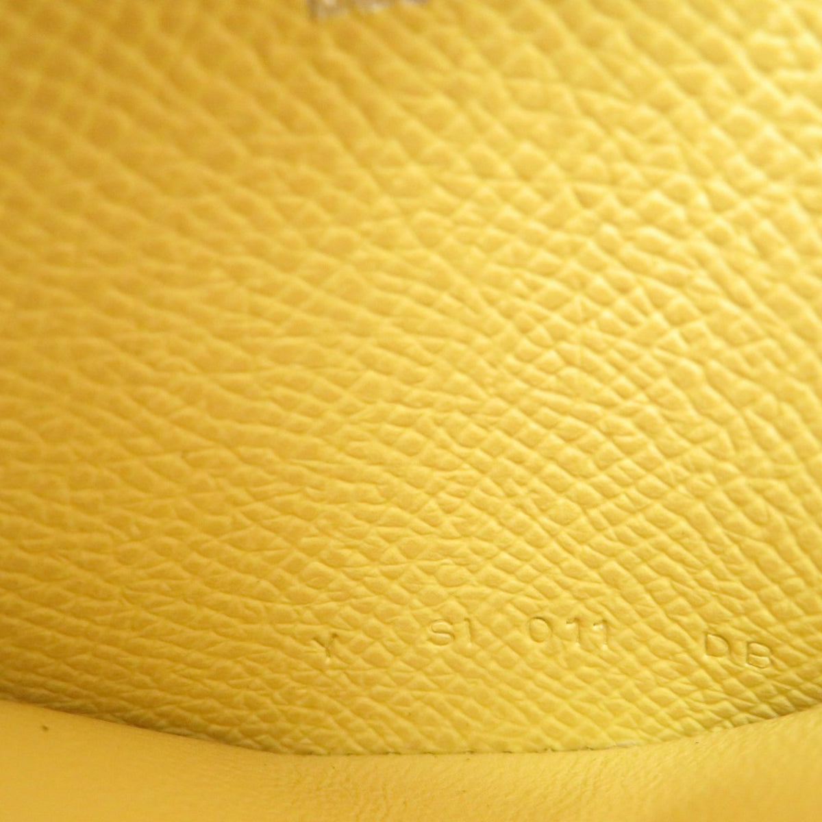 Hermes Yellow Epsom Leather Coin Purse/Coin Case (Pre-Owned)