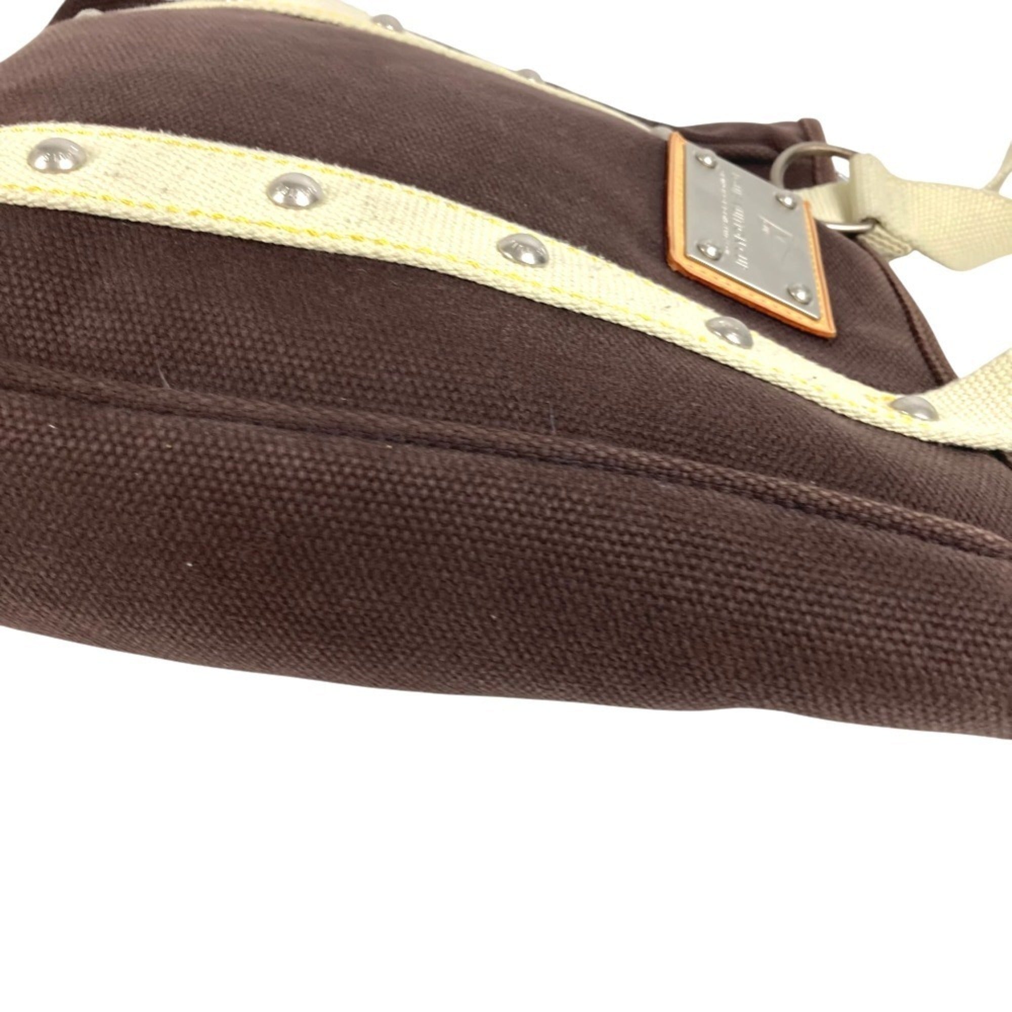 Louis Vuitton Brown Canvas Handbag Shoulder Bag Tote Bag (Pre-Owned)