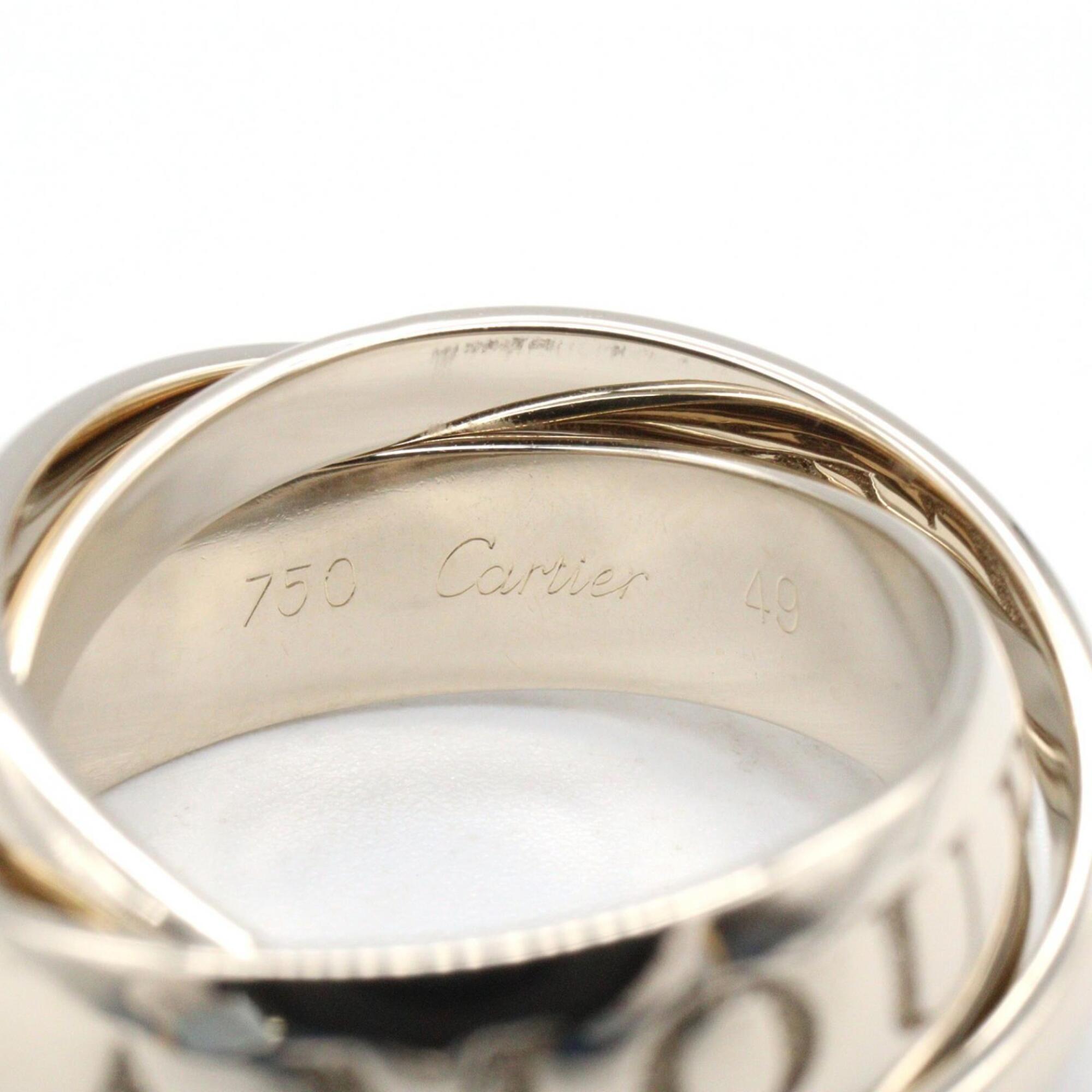 Cartier Silver White Gold (18K) Band Ring (Pre-Owned)