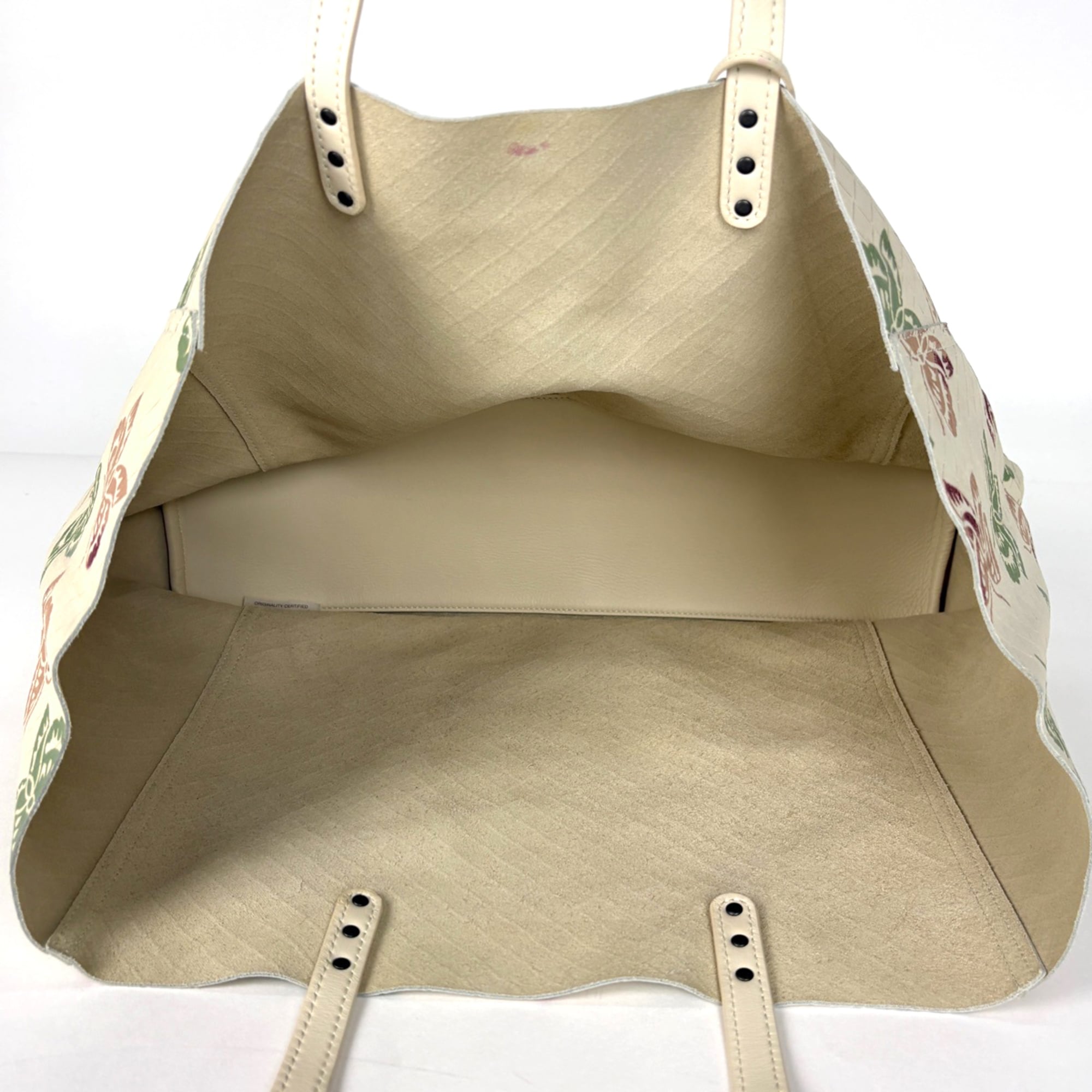 Bottega Veneta Beige Leather Tote Bag (Pre-Owned)
