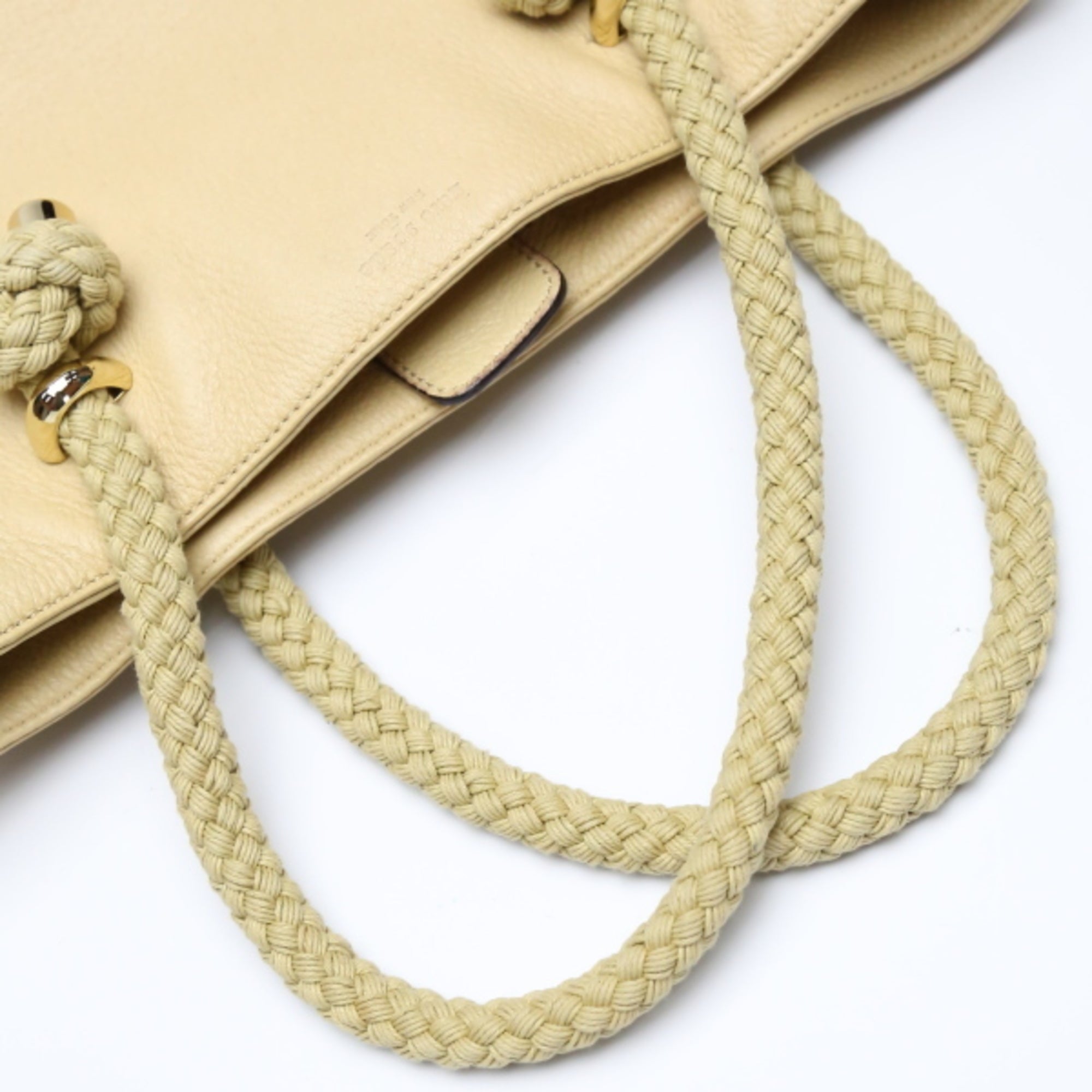 Kate Spade Beige Handbag Tote Bag (Pre-Owned)