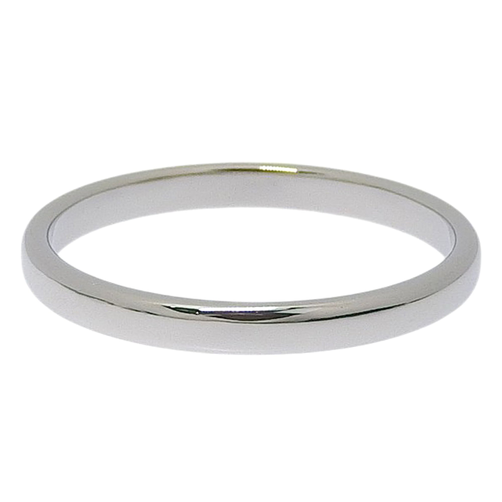 Tiffany Platinum Platinum 950 Band Ring (Pre-Owned)