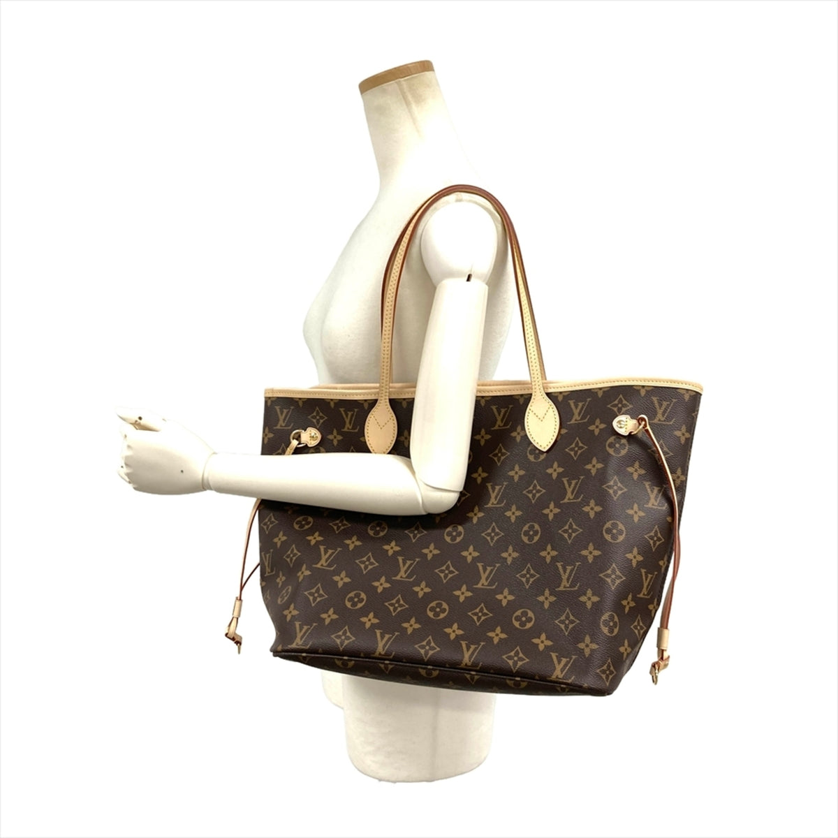 Louis Vuitton Brown Monogram Monogram Pouch Tote Bag (Pre-Owned)