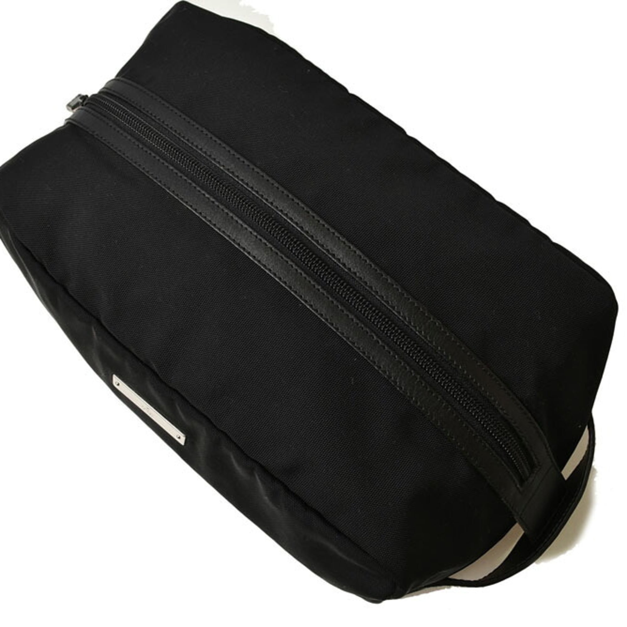 Gucci Black Nylon Canvas Clutch Bag Pouch (Pre-Owned)