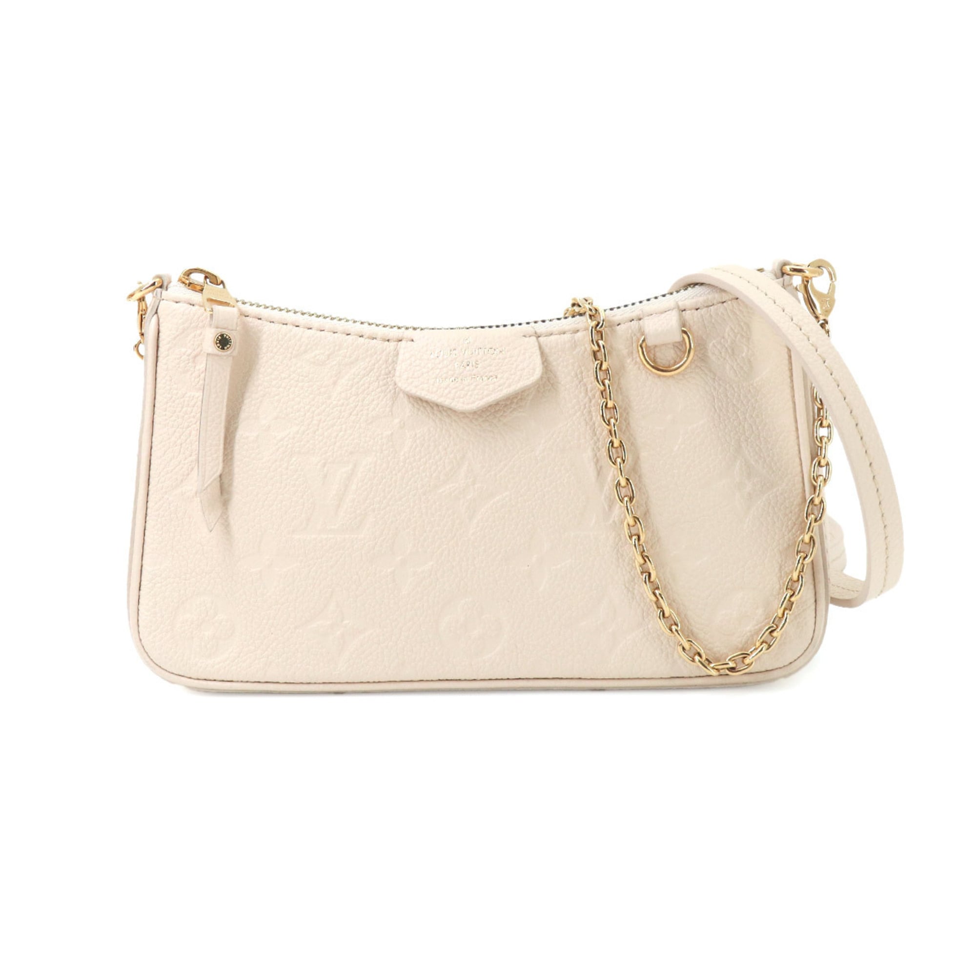 Louis Vuitton Cream Monogram Empreinte Handbag Pouch Shoulder Bag (Pre-Owned)