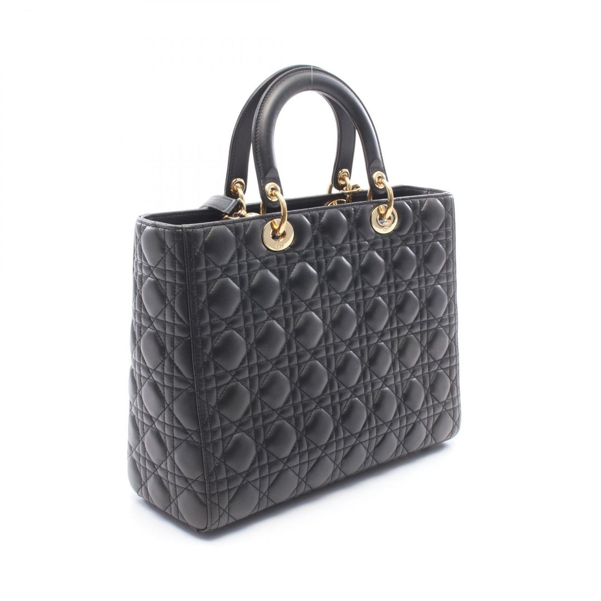 Christian Dior Black Leather Handbag (Pre-Owned)