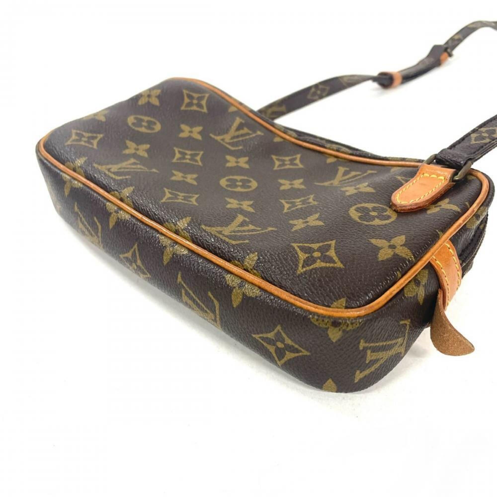 Louis Vuitton Brown Monogram Canvas Shoulder Bag (Pre-Owned)
