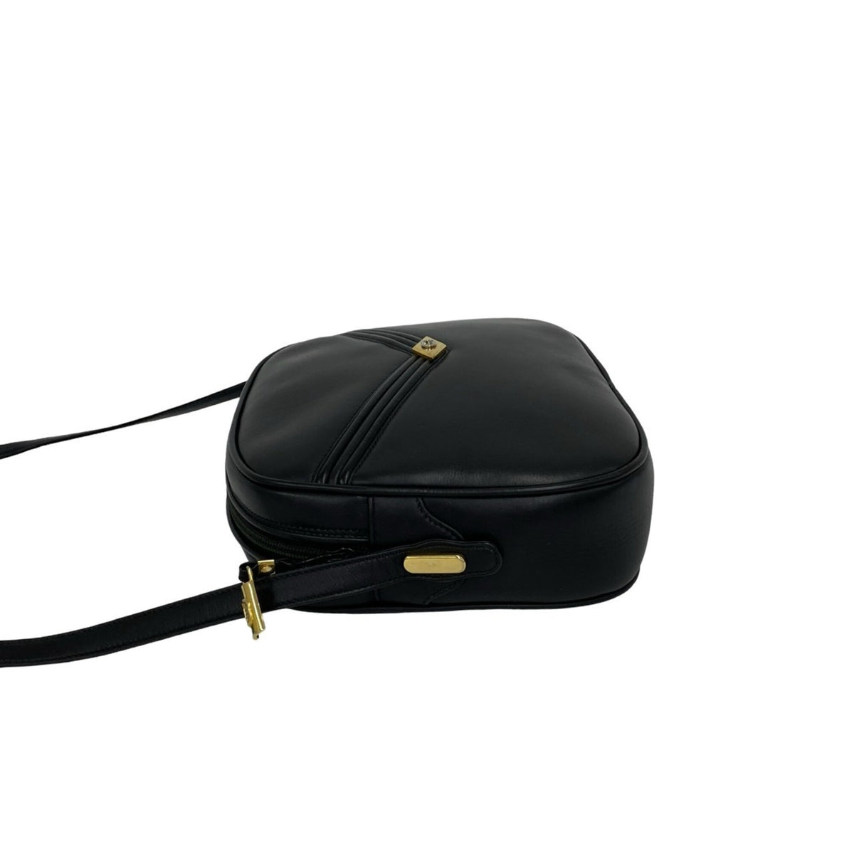 Gucci Black Leather Pochette Shoulder Bag (Pre-Owned)