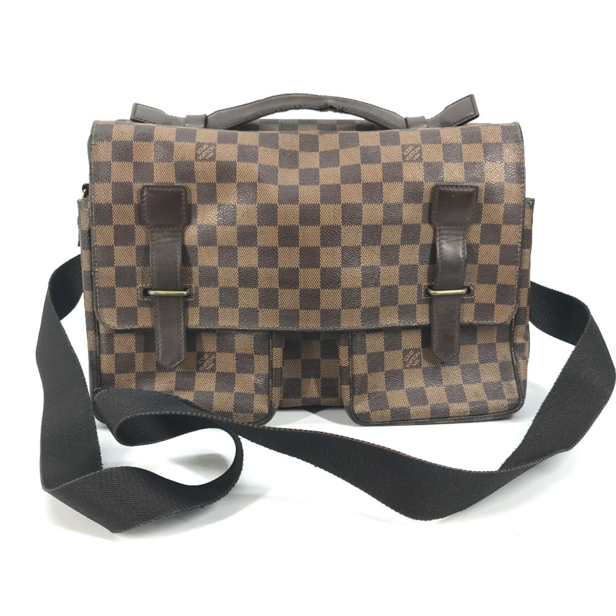 Louis Vuitton Brown Damier Canvas Ebene Galle Damier Canvas Messenger Bag Shoulder Bag (Pre-Owned)