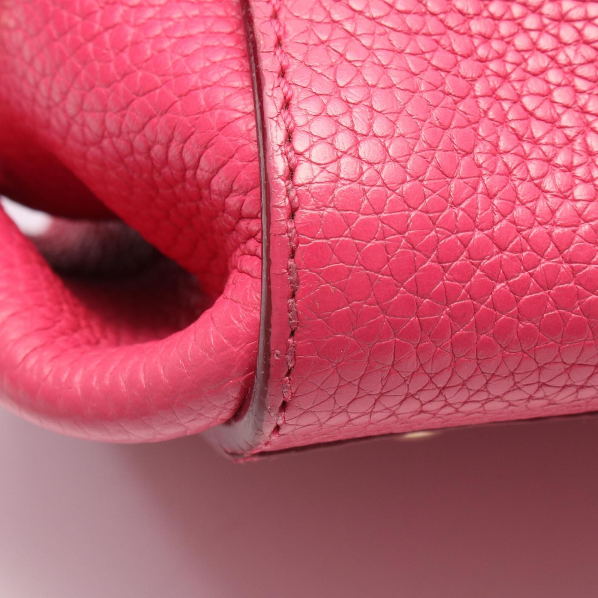 Salvatore Ferragamo Pink Leather Handbag (Pre-Owned)