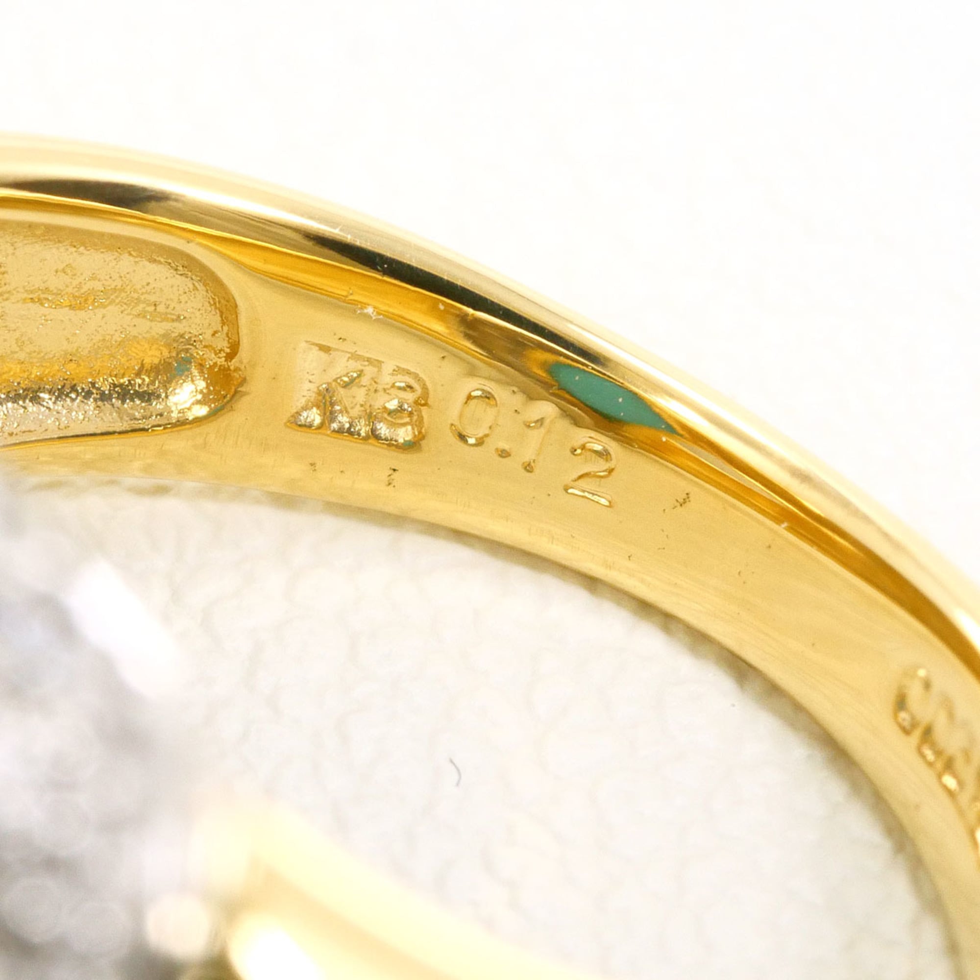 Unbranded Platinum Turquoise Yellow Gold Yellow Gold (18K) Platinum 900 Band Ring (Pre-Owned)