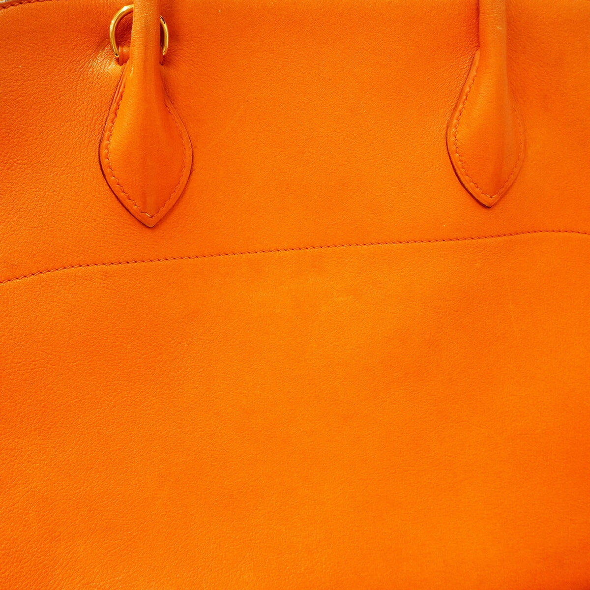 Hermes Orange Gulliver Leather Handbag (Pre-Owned)