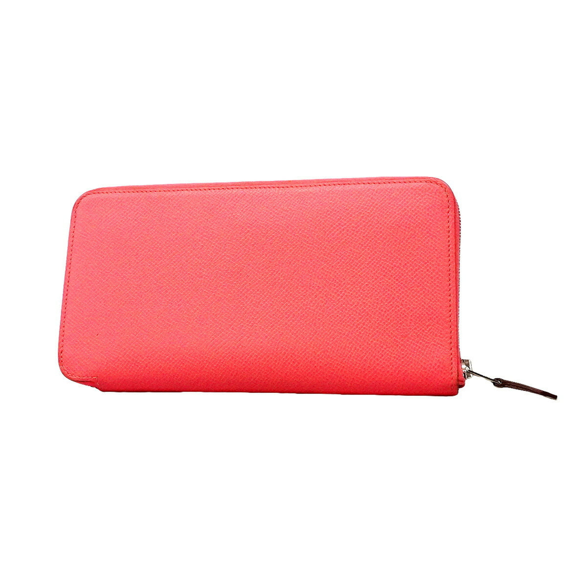 Hermes Rose Azalee Leather Long Wallet (Bi-Fold) (Pre-Owned)