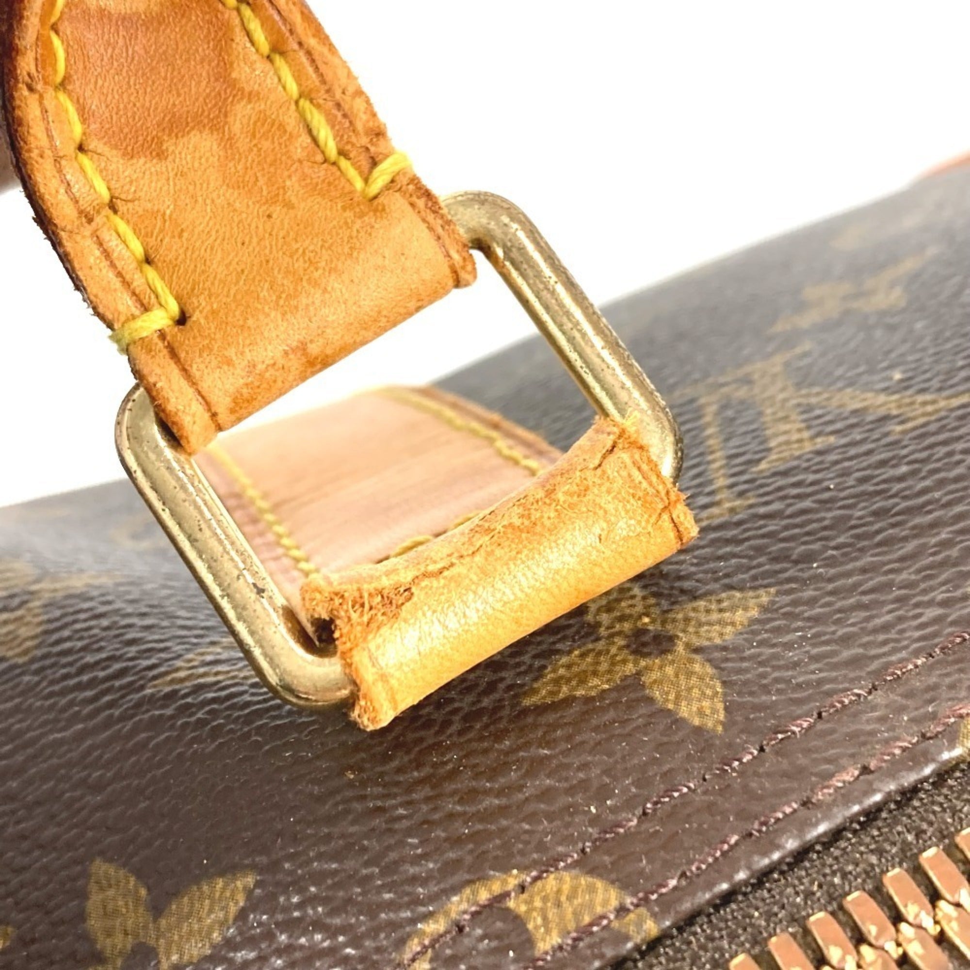 Louis Vuitton Brown Monogram Boston Bag Handbag (Pre-Owned)