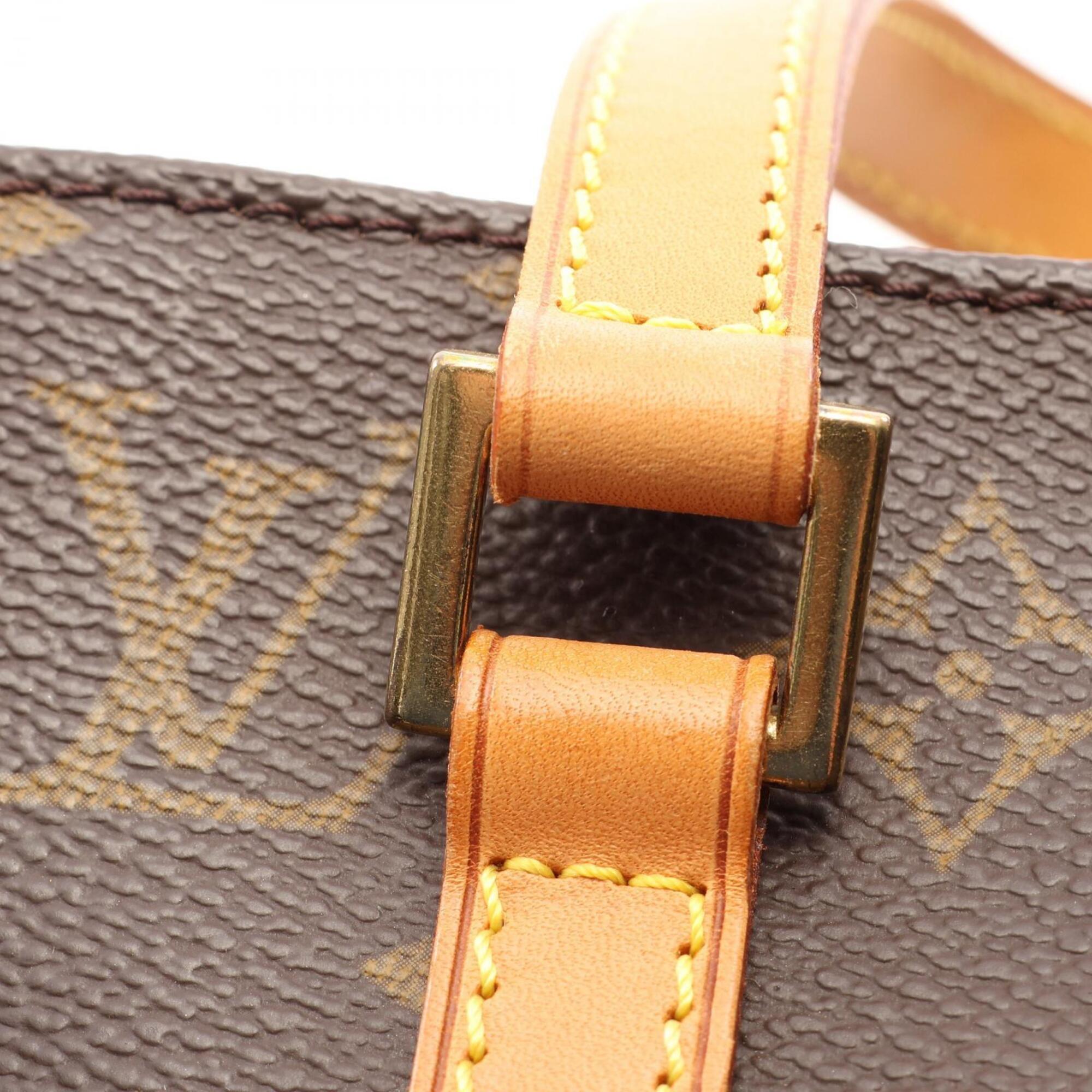 Louis Vuitton Brown Coated Canvas Leather Handbag (Pre-Owned)