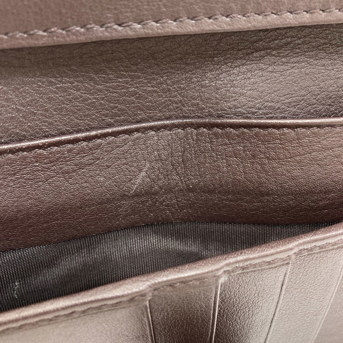 Gucci Brown Canvas Wallet (Tri-Fold) (Pre-Owned)