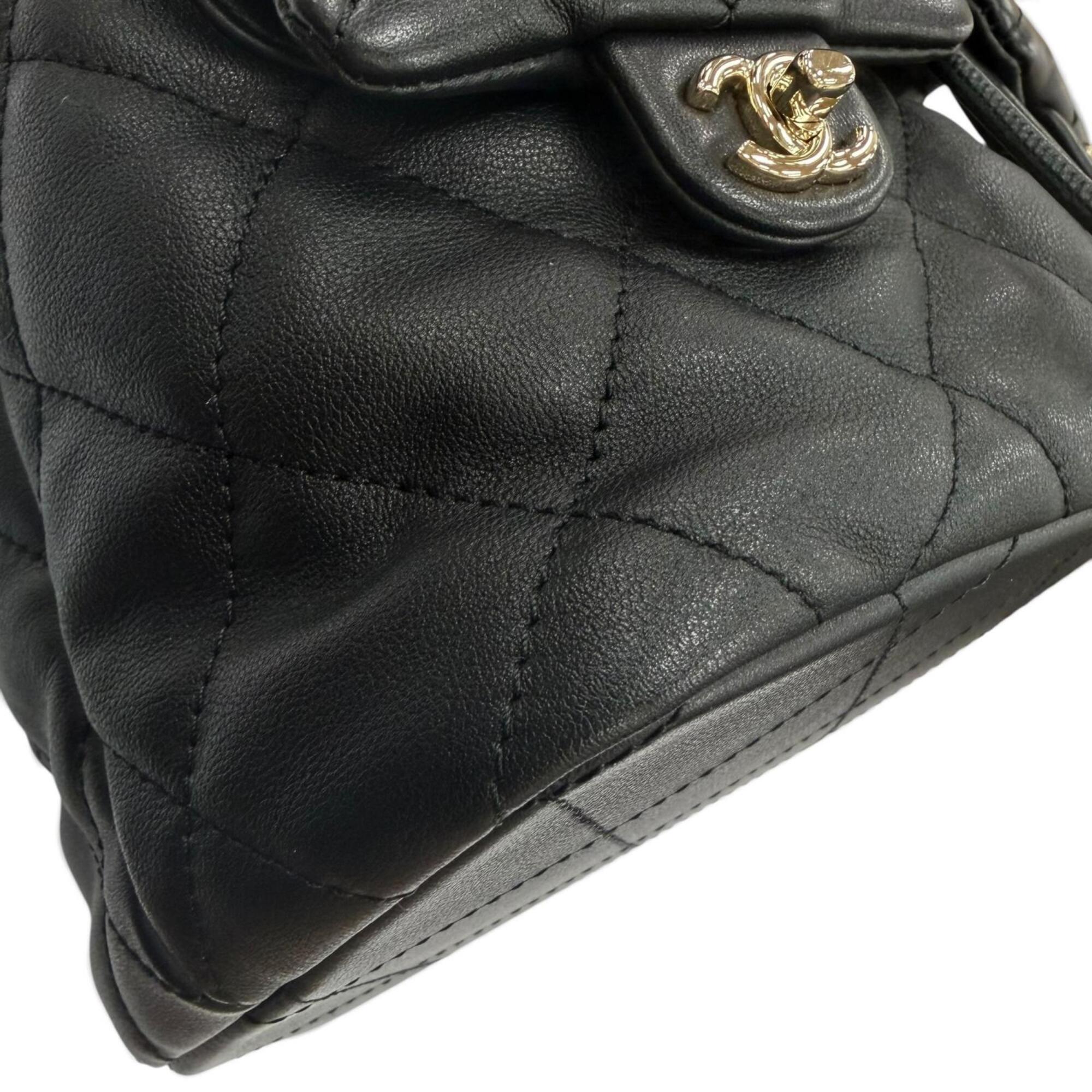 Chanel Black Leather Backpack (Pre-Owned)