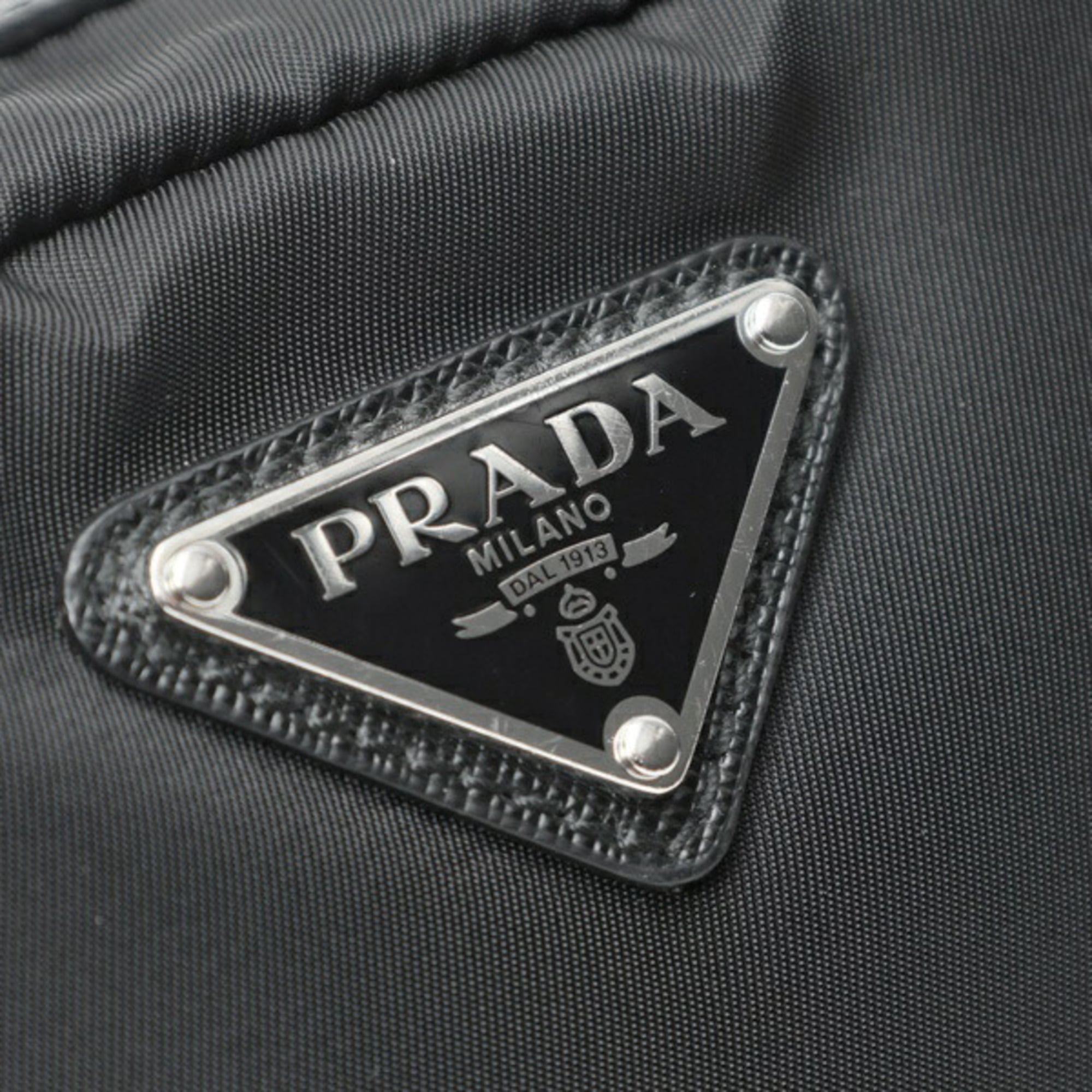 Prada Black Nero Nylon Pouch Wash Bag (Pre-Owned)