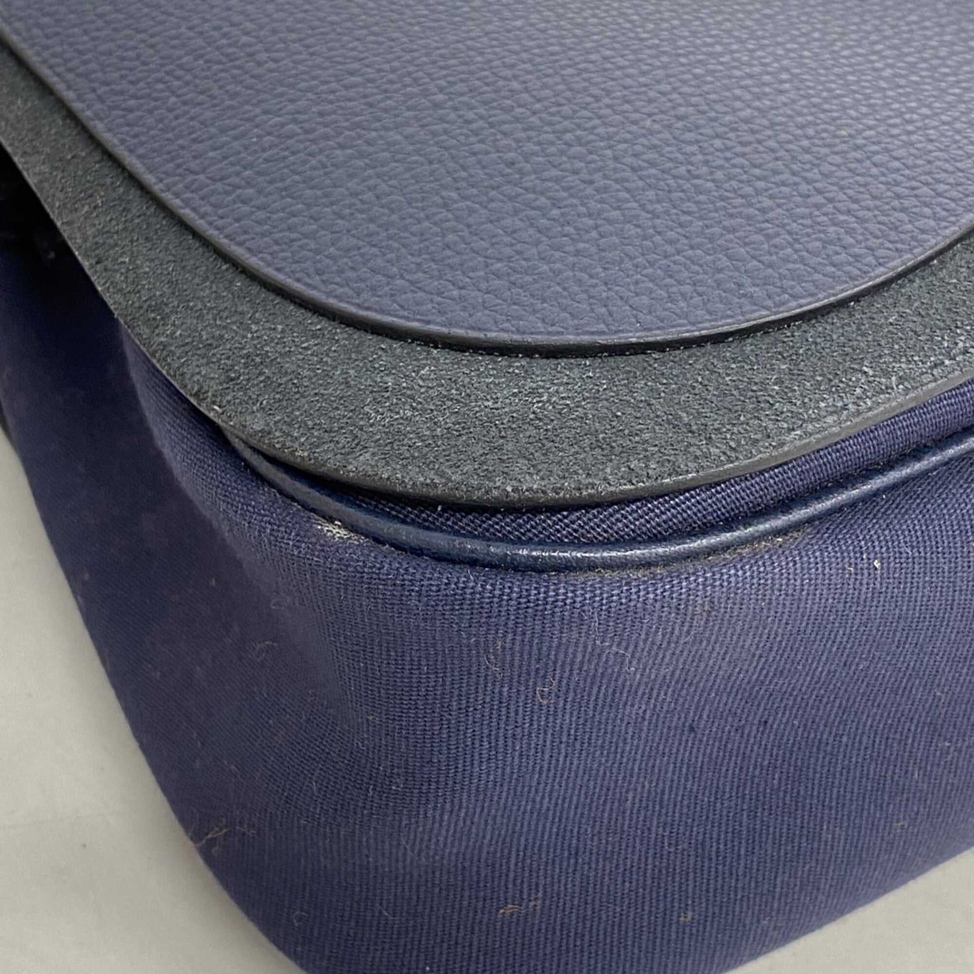 Hermes Navy Vache Liegee Leather Shoulder Bag (Pre-Owned)