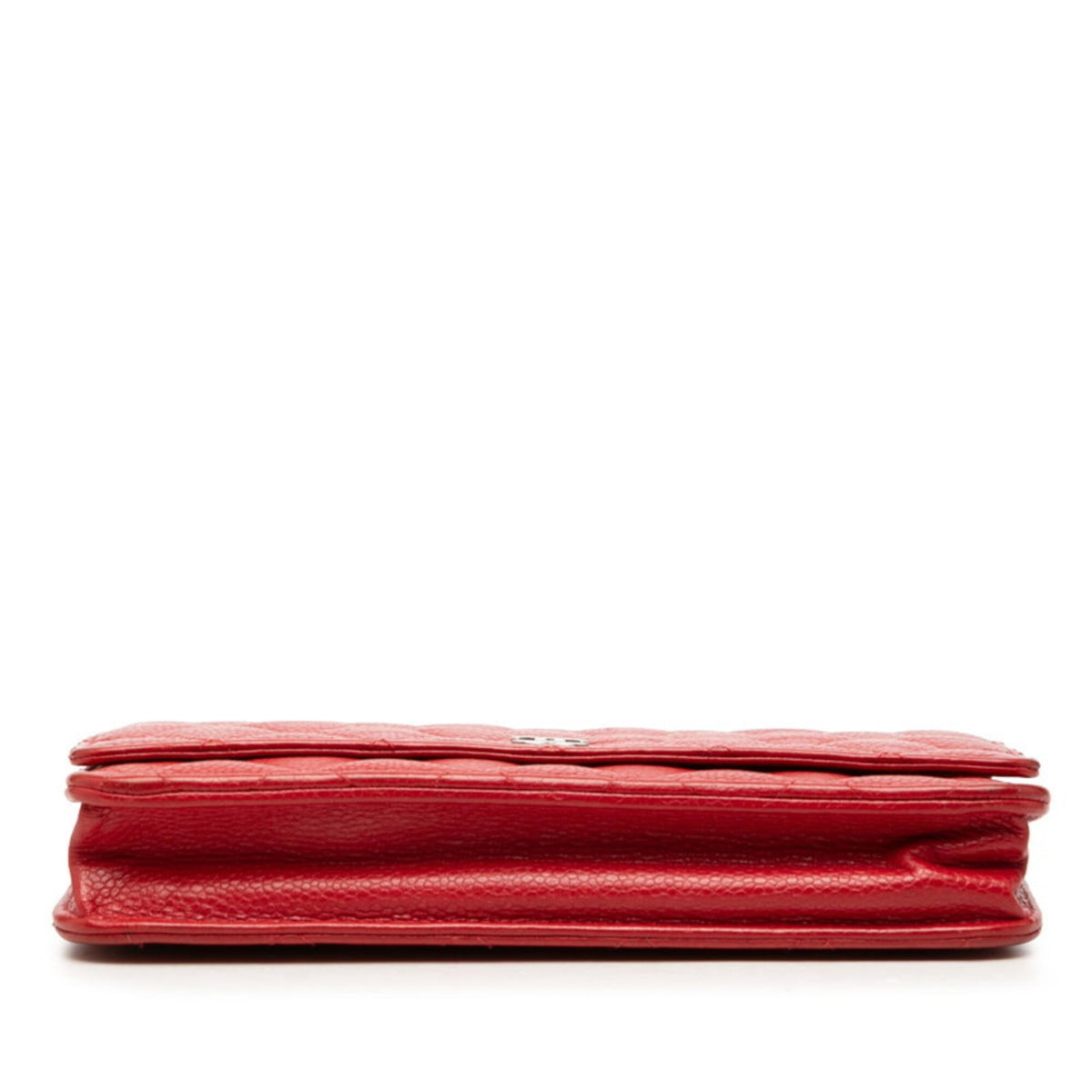 Chanel Matelasse Red Color Grained Calfskin Shoulder Bag (Pre-Owned)