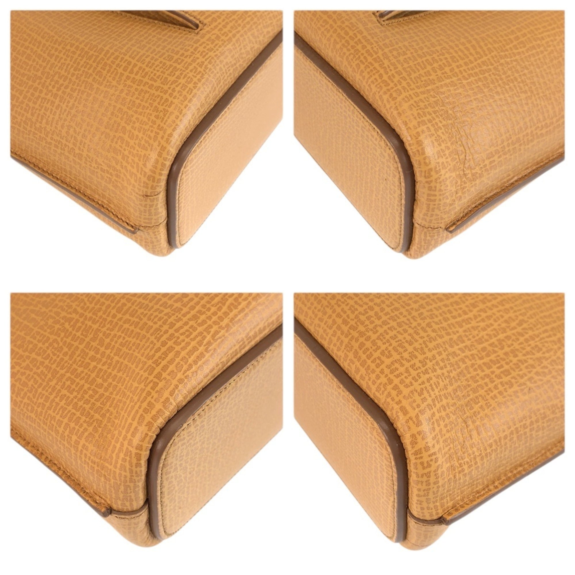 Loewe Beige Leather Handbag Tote Bag (Pre-Owned)