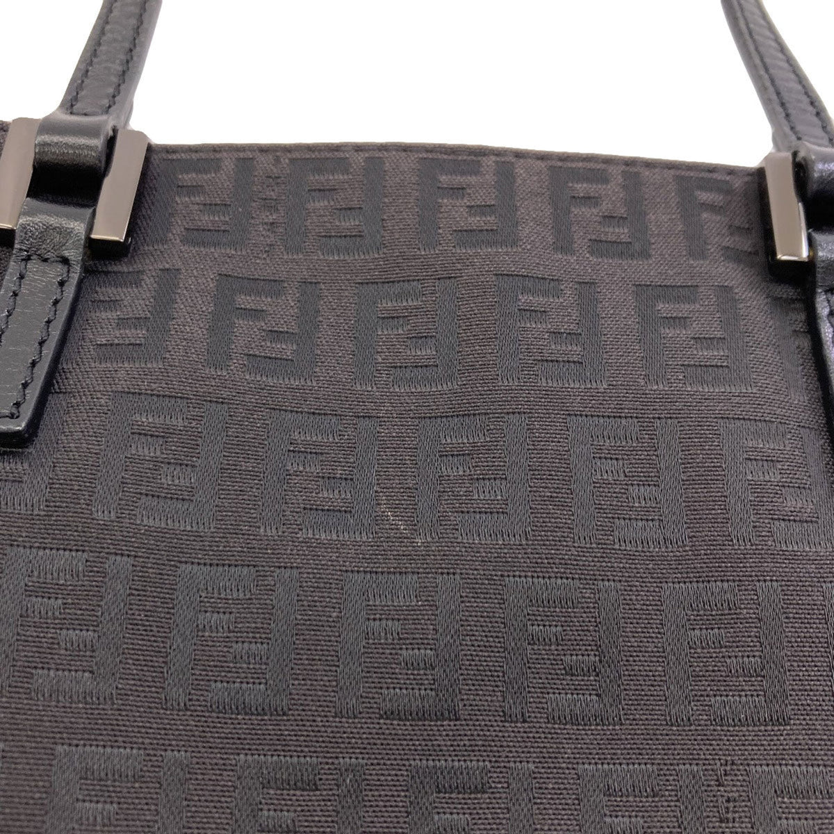 Fendi Black Canvas Handbag (Pre-Owned)